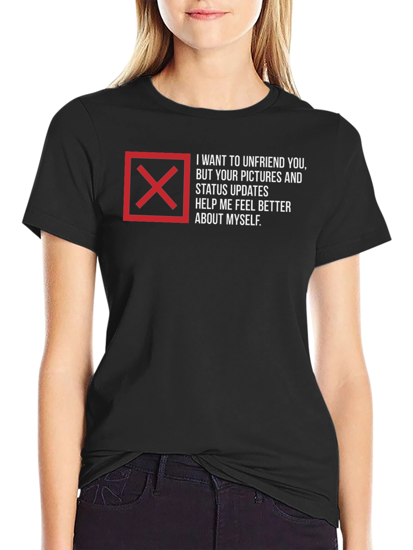 Unfriend Me T-Shirt - Funny Sarcastic Tee