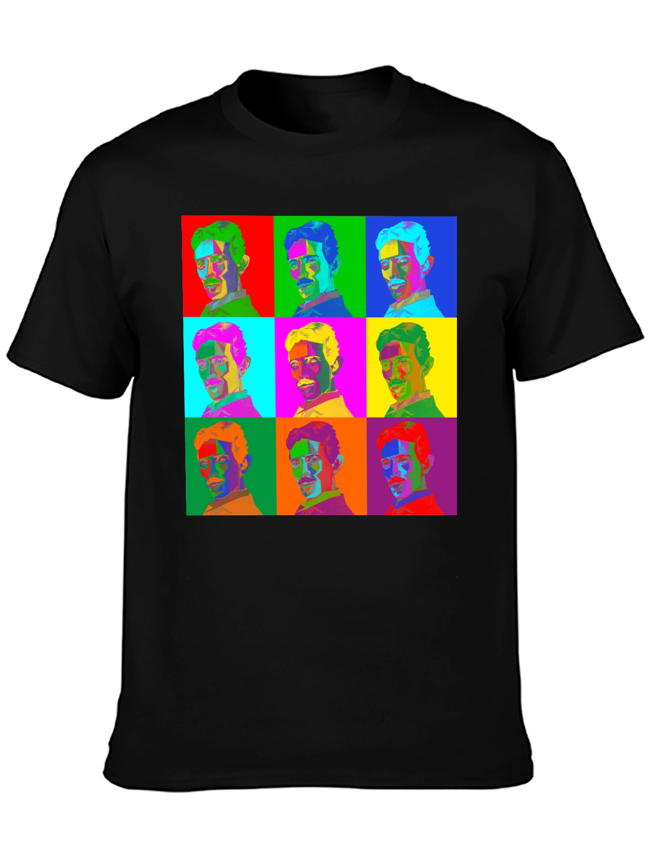 Pop Art Nikola Tesla T-Shirt - Science Geek Tee