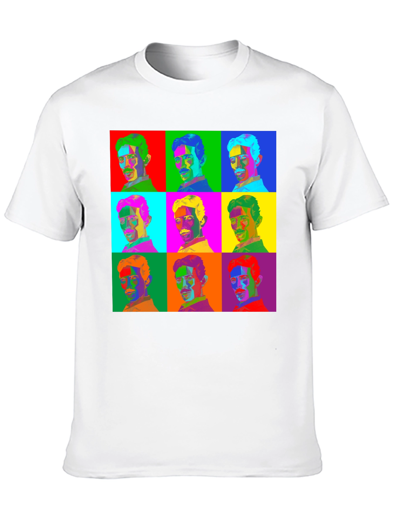 Pop Art Nikola Tesla T-Shirt - Science Geek Tee