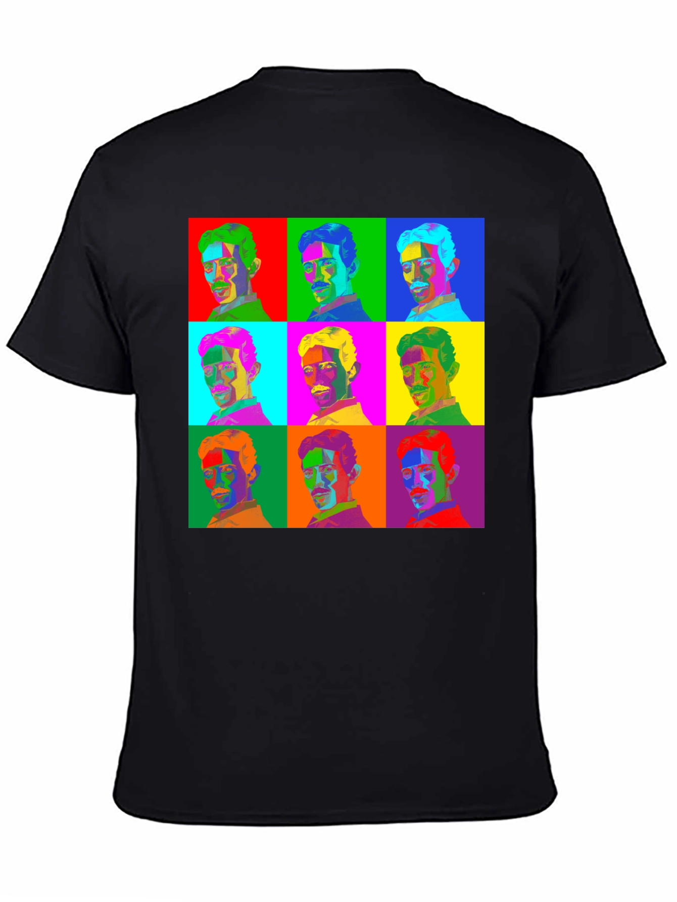 Pop Art Nikola Tesla T-Shirt - Science Geek Tee