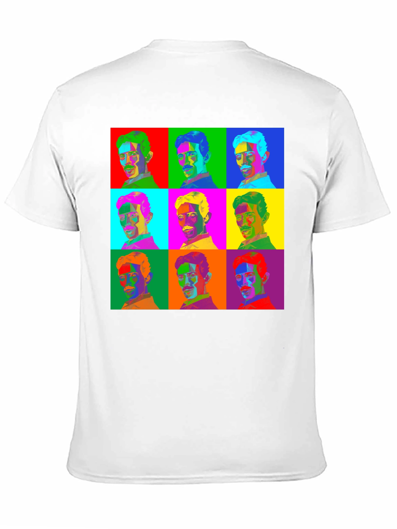 Pop Art Nikola Tesla T-Shirt - Science Geek Tee