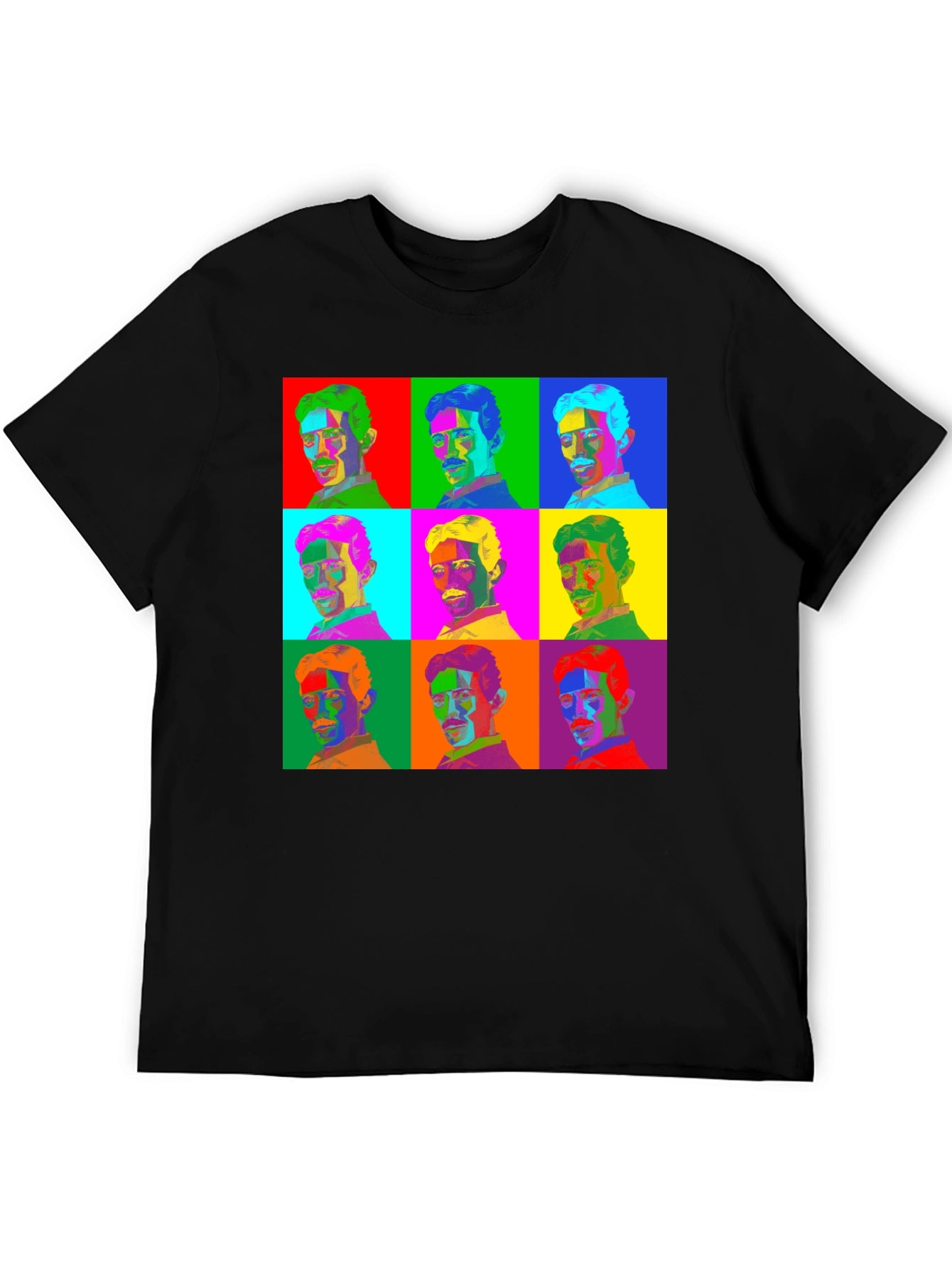 Pop Art Nikola Tesla T-Shirt - Science Geek Tee