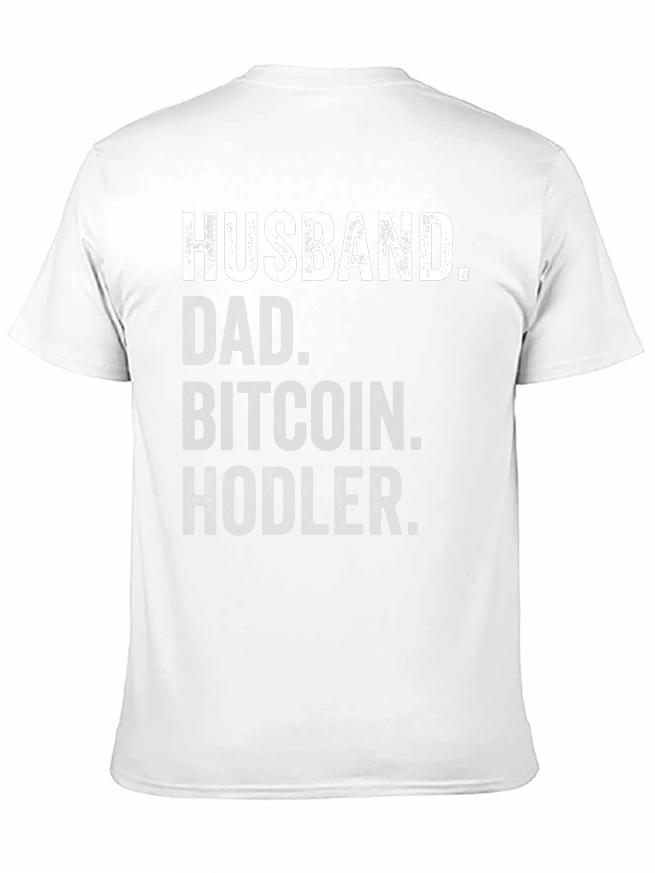 Husband Dad Bitcoin Hodler Black T-Shirt