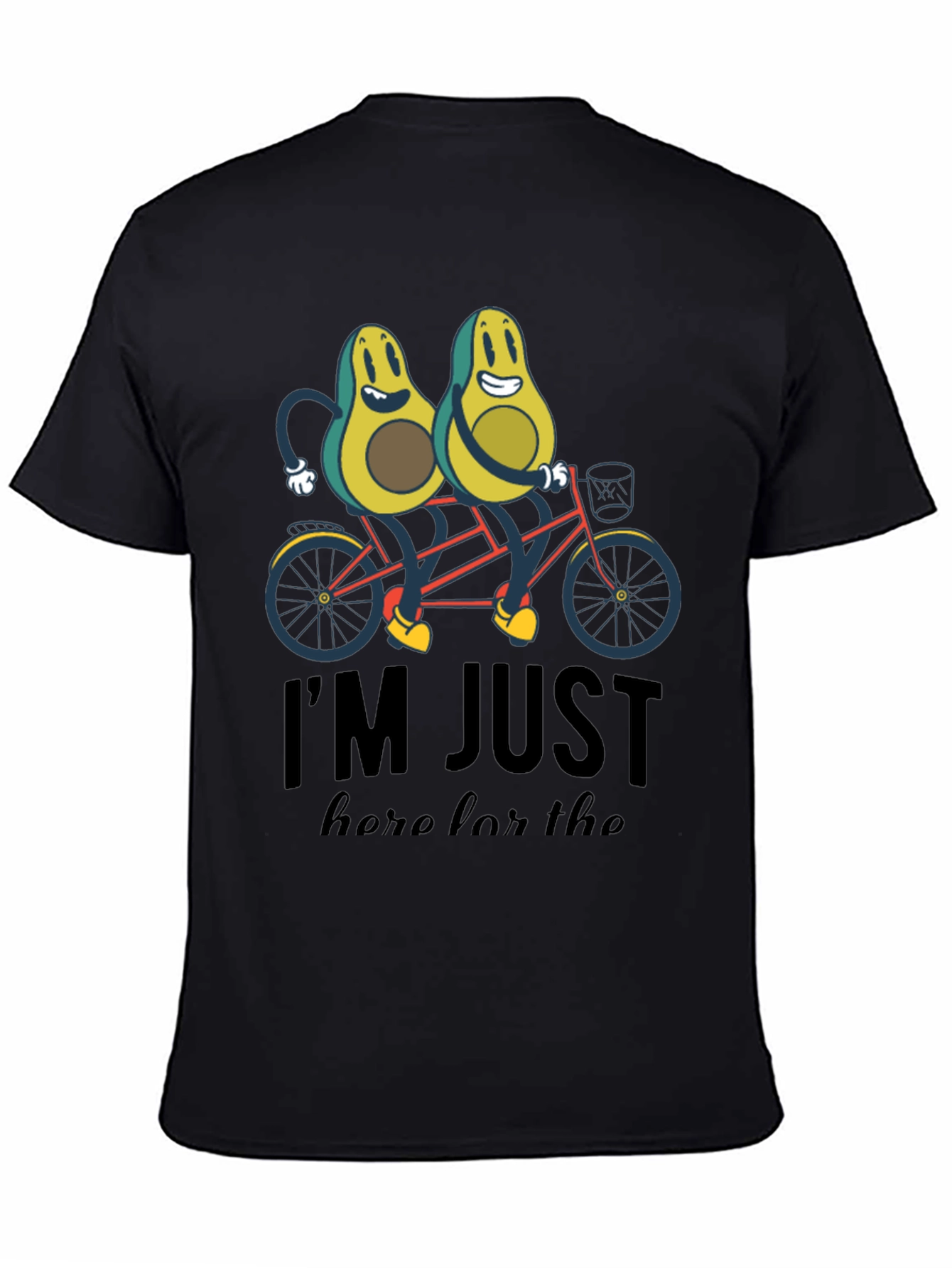 Avocado Tandem Bicycle T-Shirt