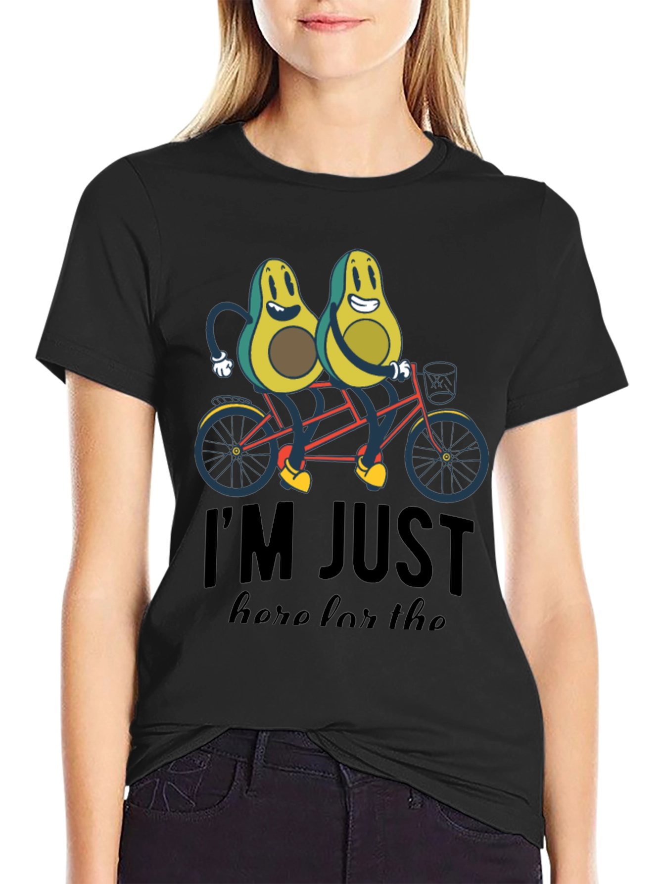 Avocado Tandem Bicycle T-Shirt