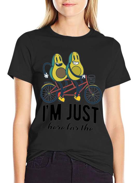 Avocado Tandem Bicycle T-Shirt