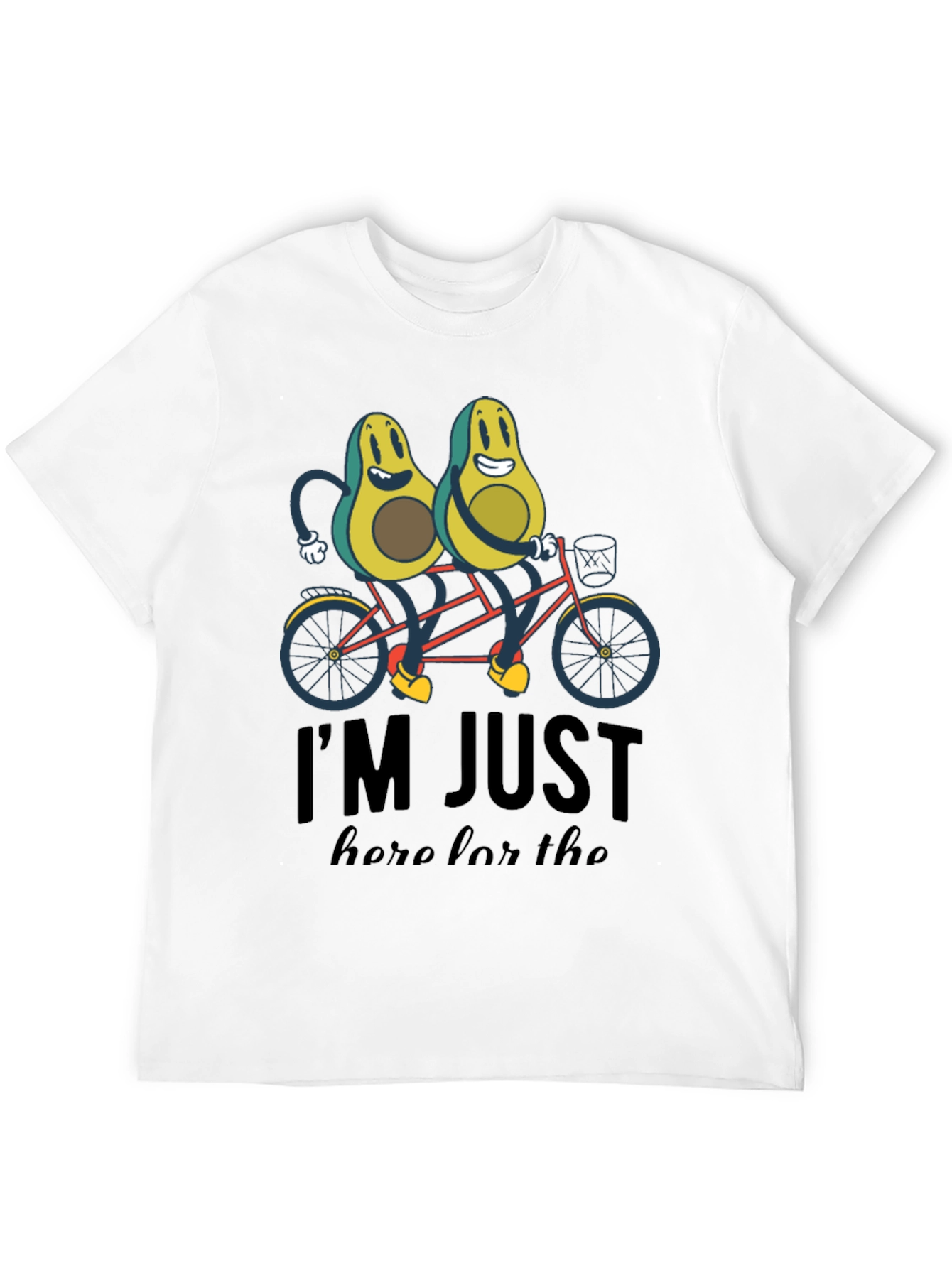 Avocado Tandem Bicycle T-Shirt