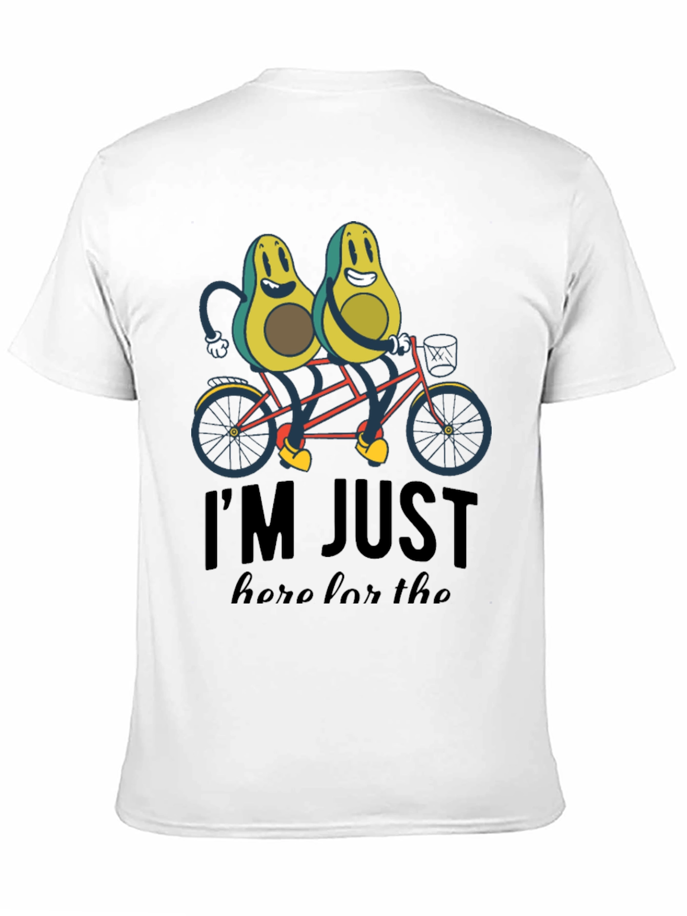 Avocado Tandem Bicycle T-Shirt