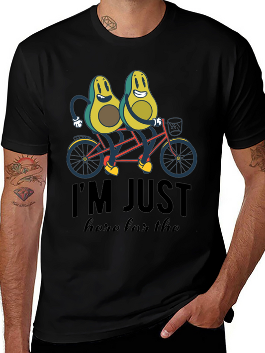 Avocado Tandem Bicycle T-Shirt