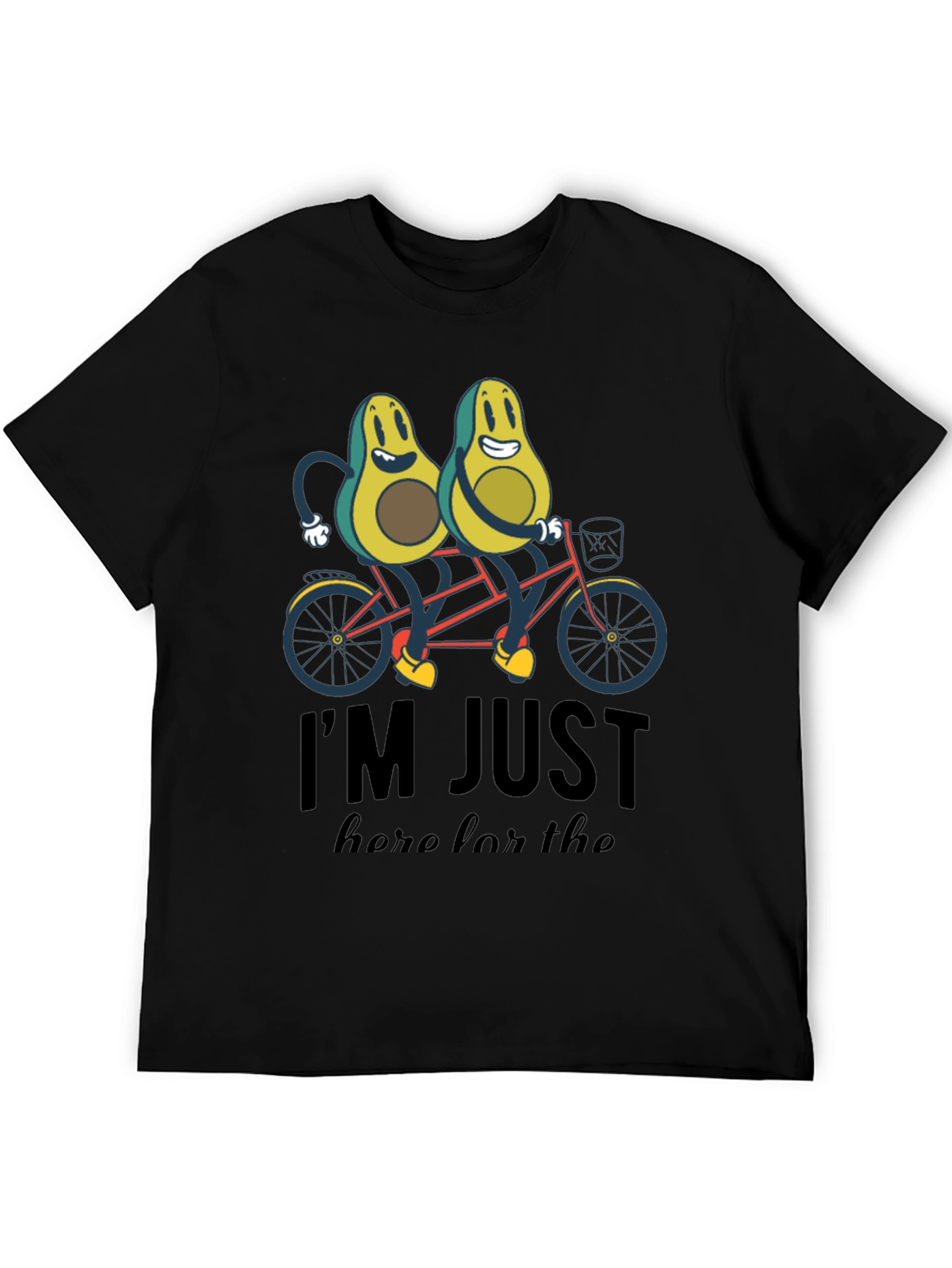 Avocado Tandem Bicycle T-Shirt