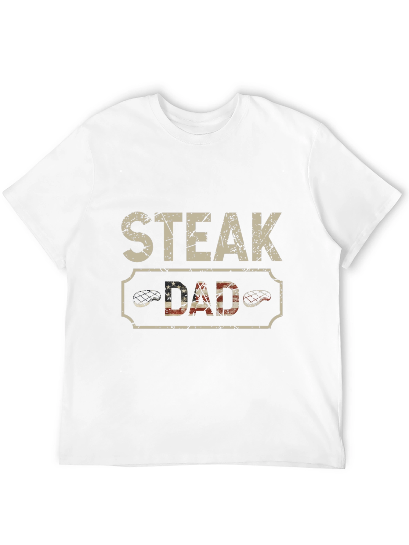Steak Dad Black T-Shirt