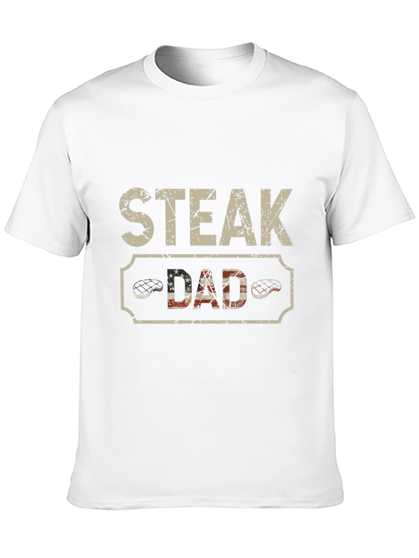 Steak Dad Black T-Shirt