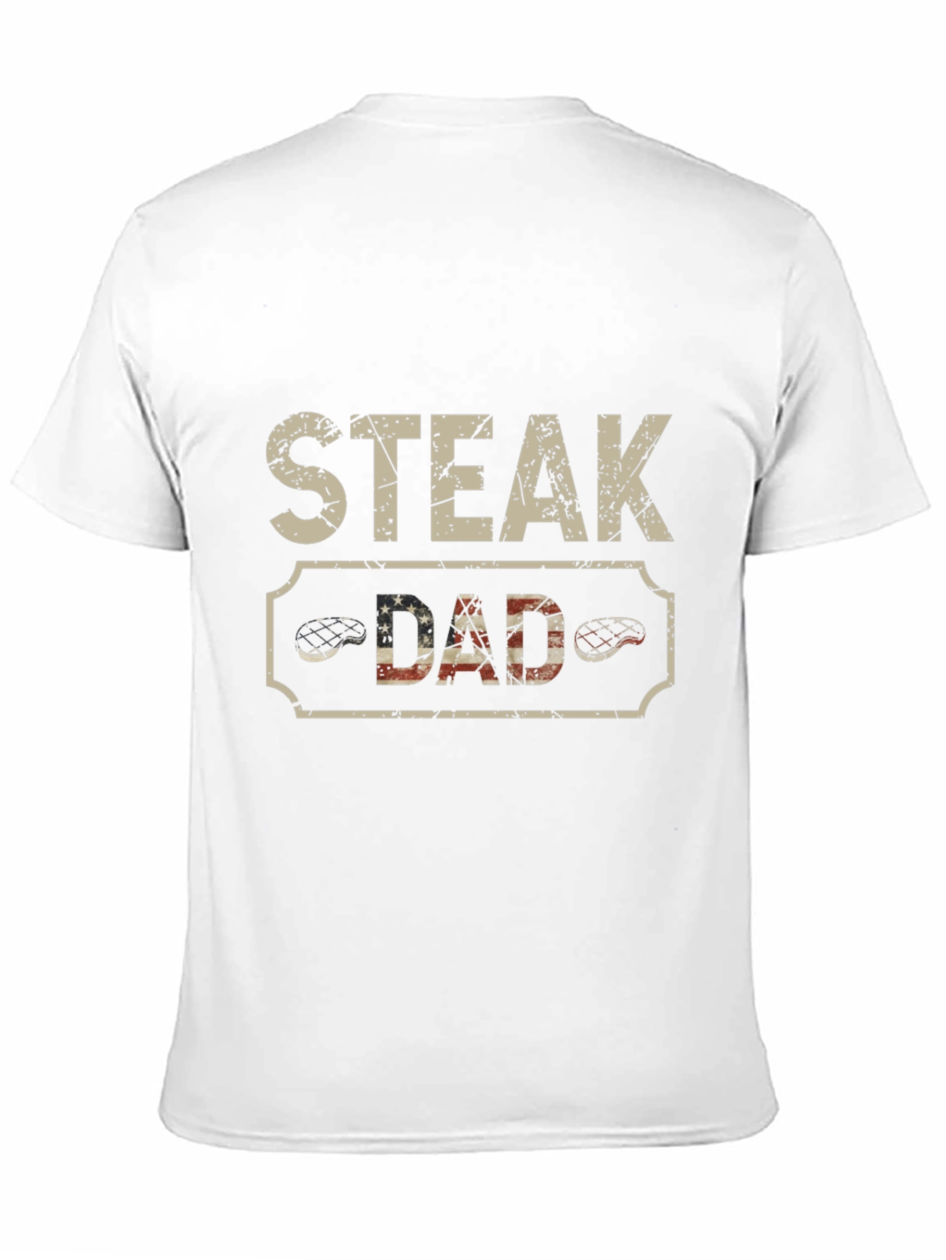 Steak Dad Black T-Shirt