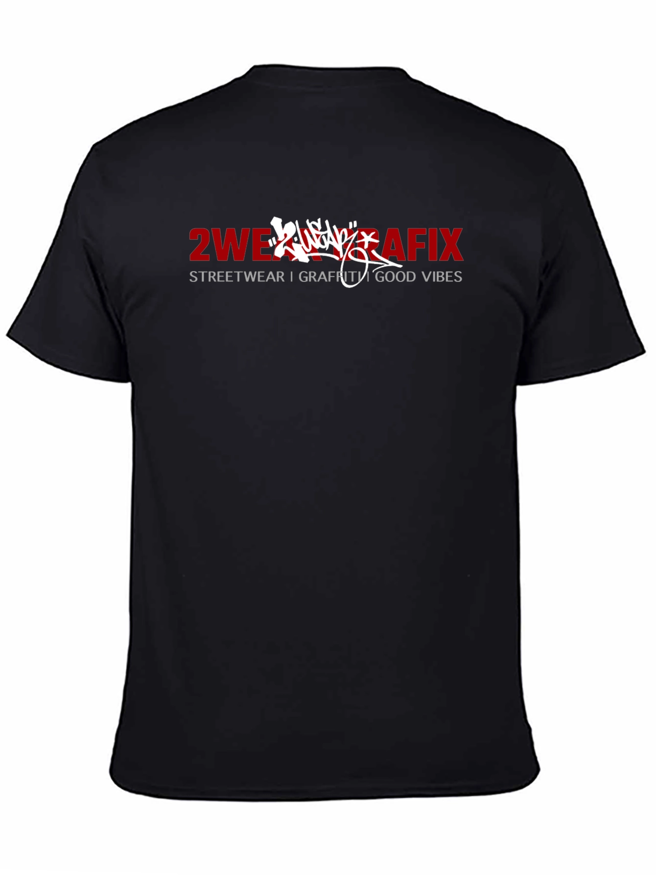 2WE Grafix Black T-Shirt - Streetwear Good Vibes