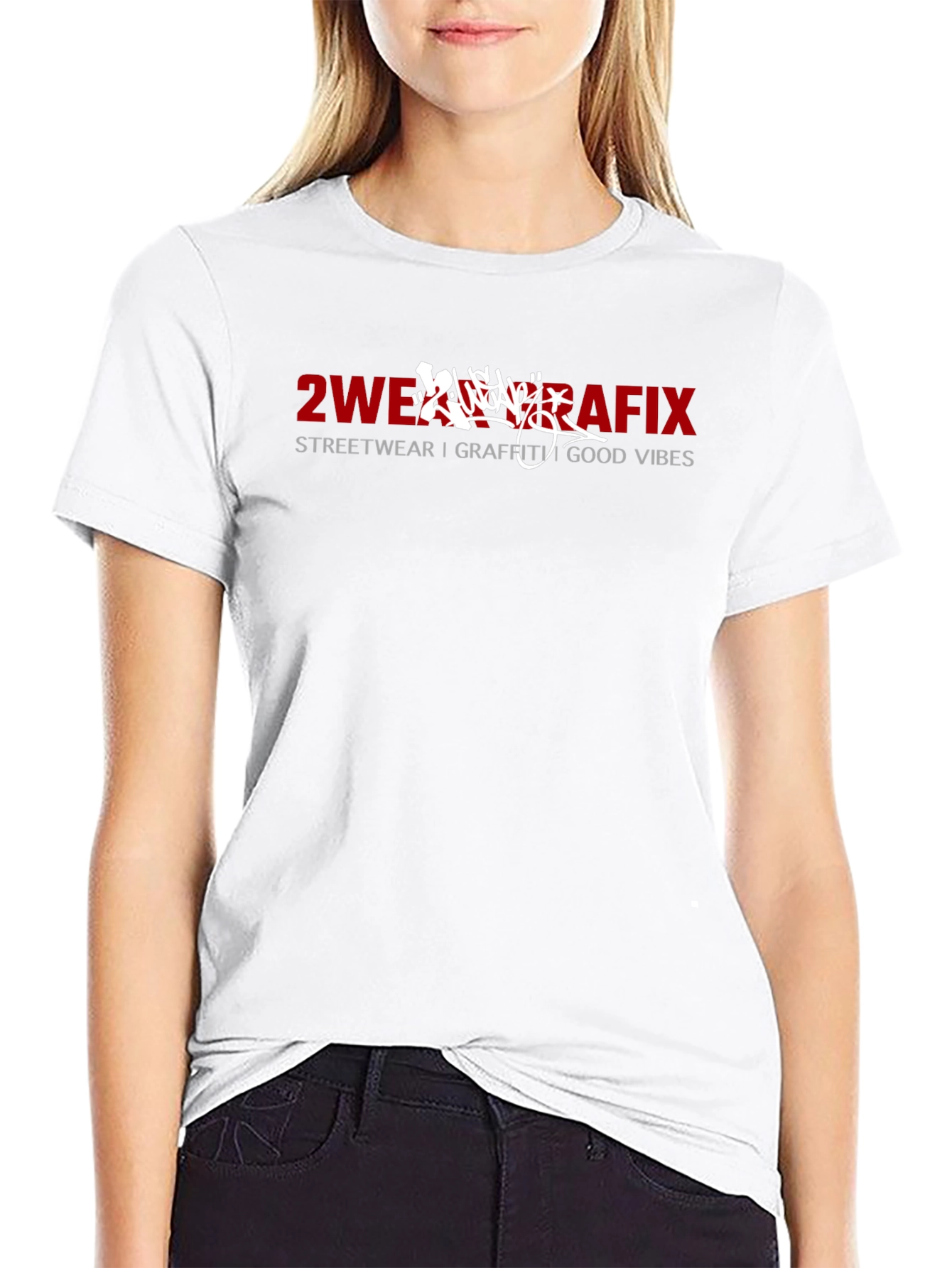 2WE Grafix Black T-Shirt - Streetwear Good Vibes