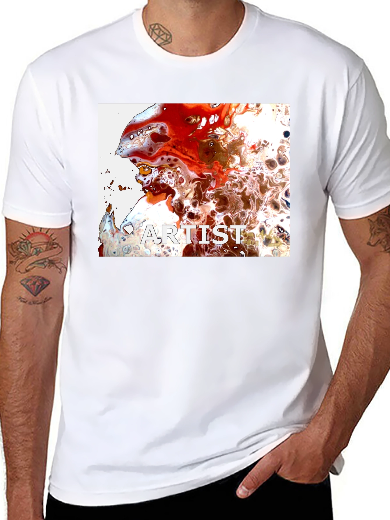 Abstract Art Artist T-Shirt - Unique Design