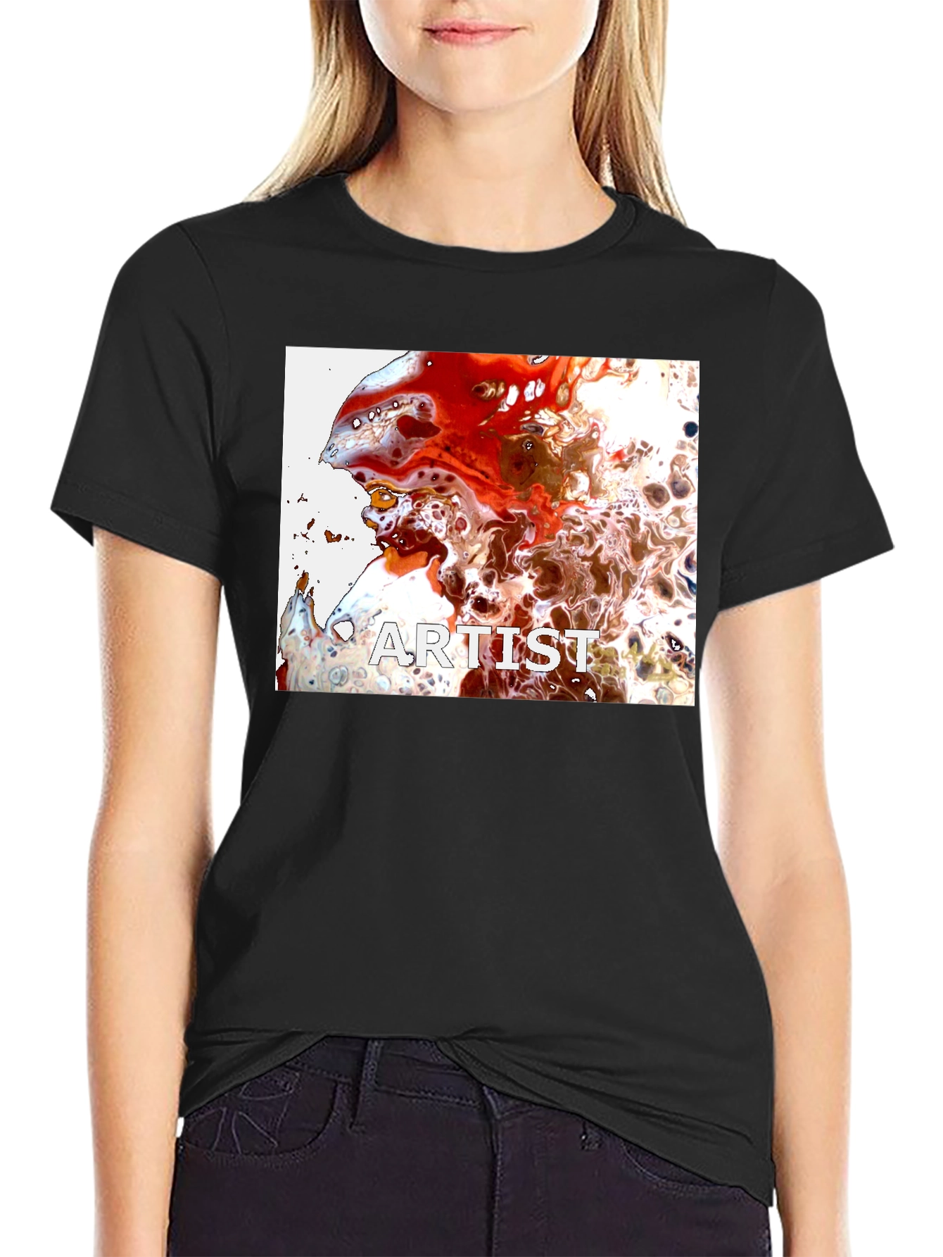 Abstract Art Artist T-Shirt - Unique Design