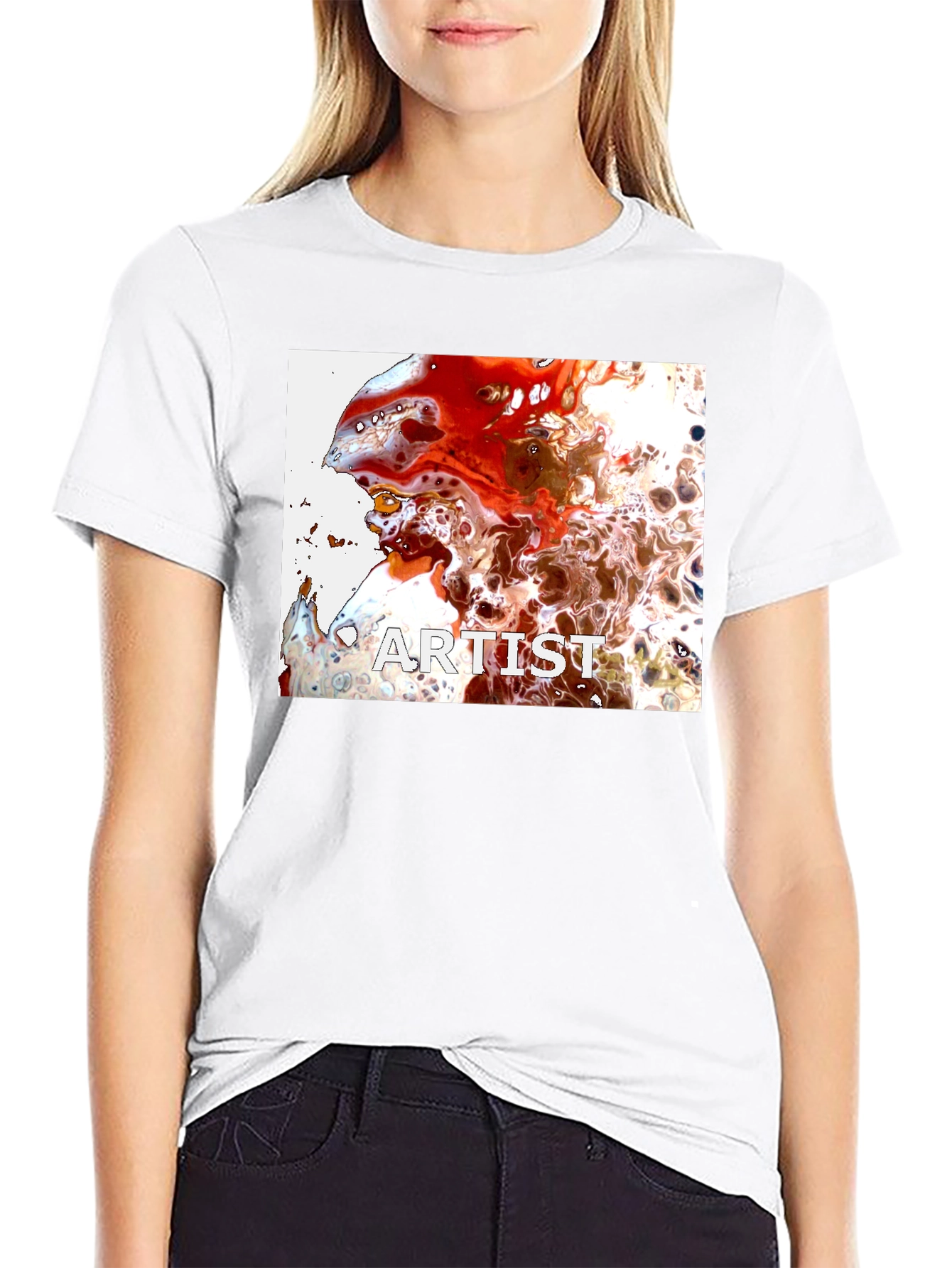 Abstract Art Artist T-Shirt - Unique Design