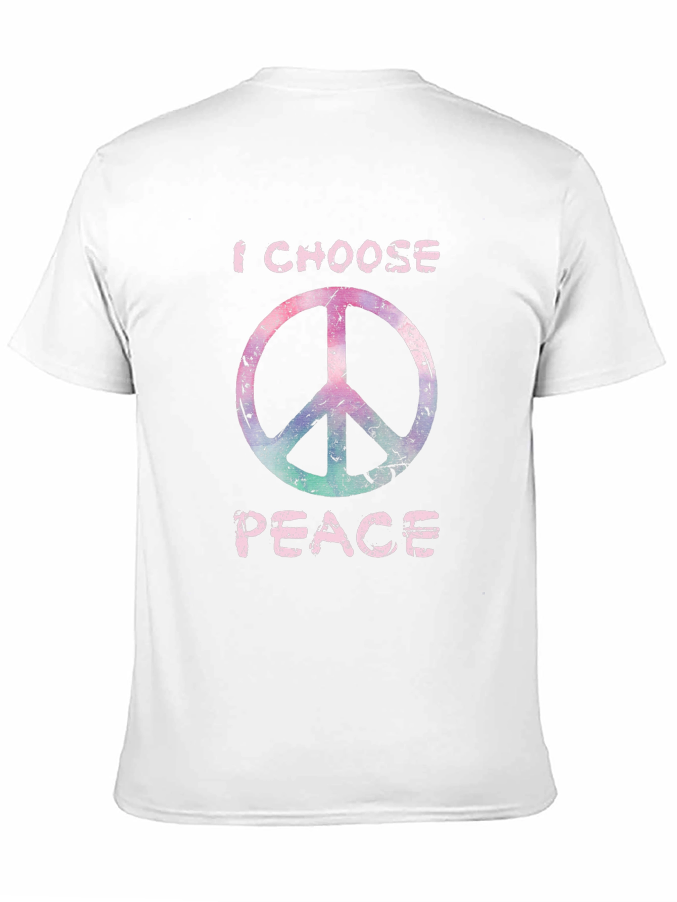 I Choose Peace Graphic Tee - Stylish Black T-Shirt
