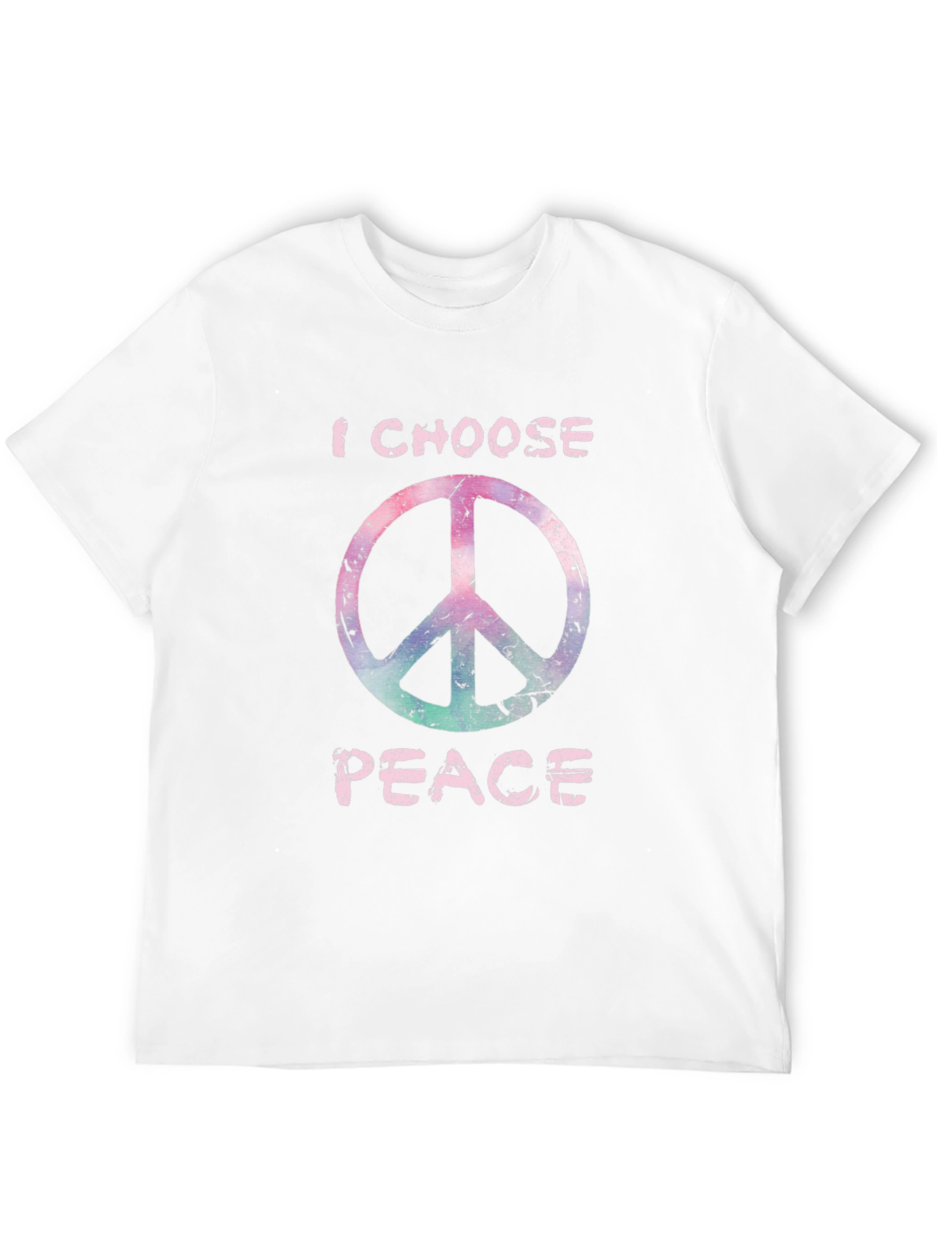 I Choose Peace Graphic Tee - Stylish Black T-Shirt