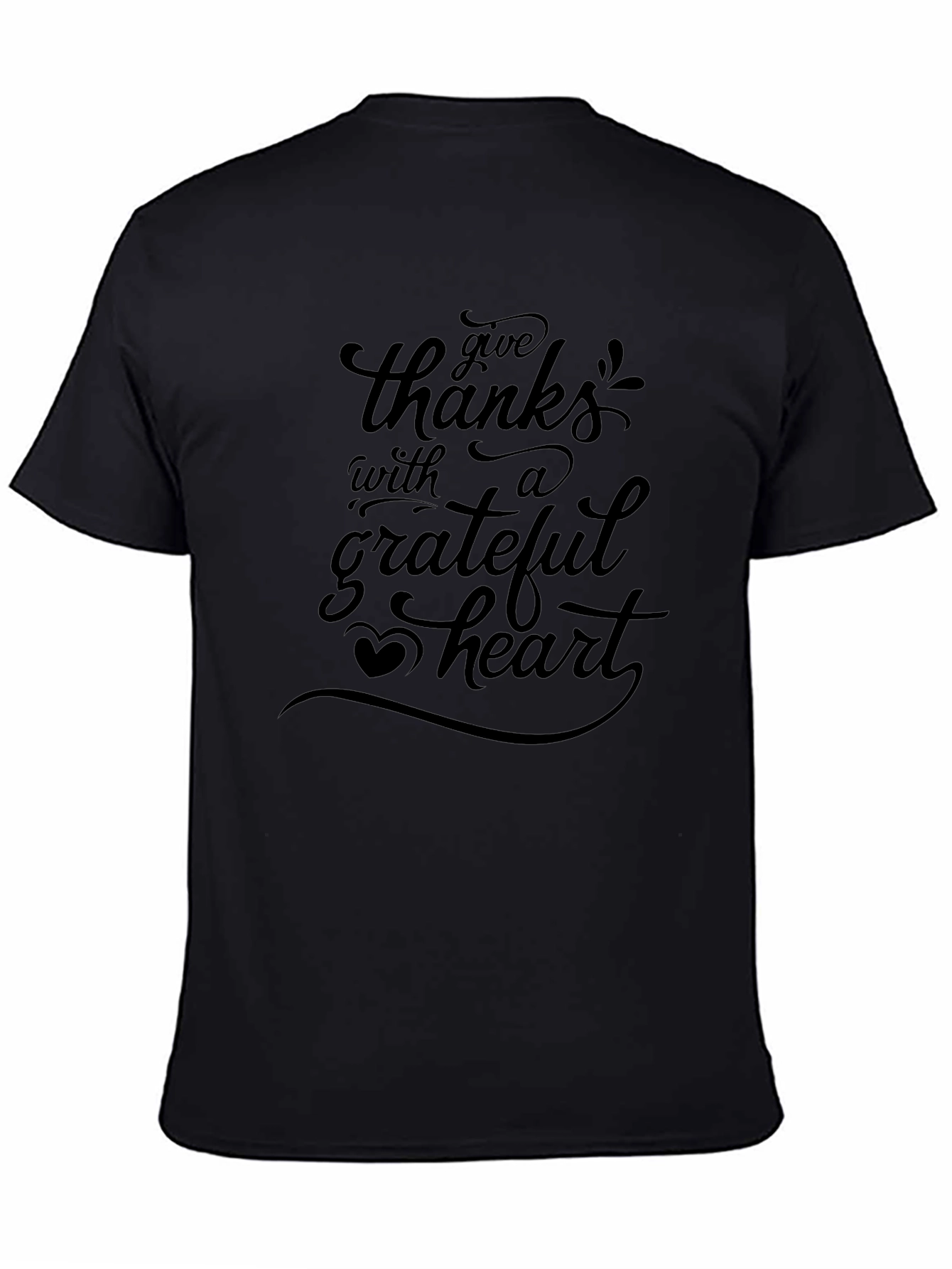 Grateful Heart Graphic Tee - Soft Cotton Blend