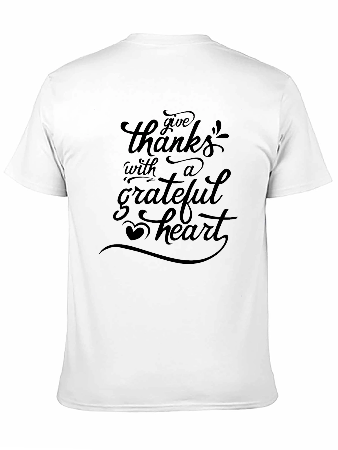 Grateful Heart Graphic Tee - Soft Cotton Blend