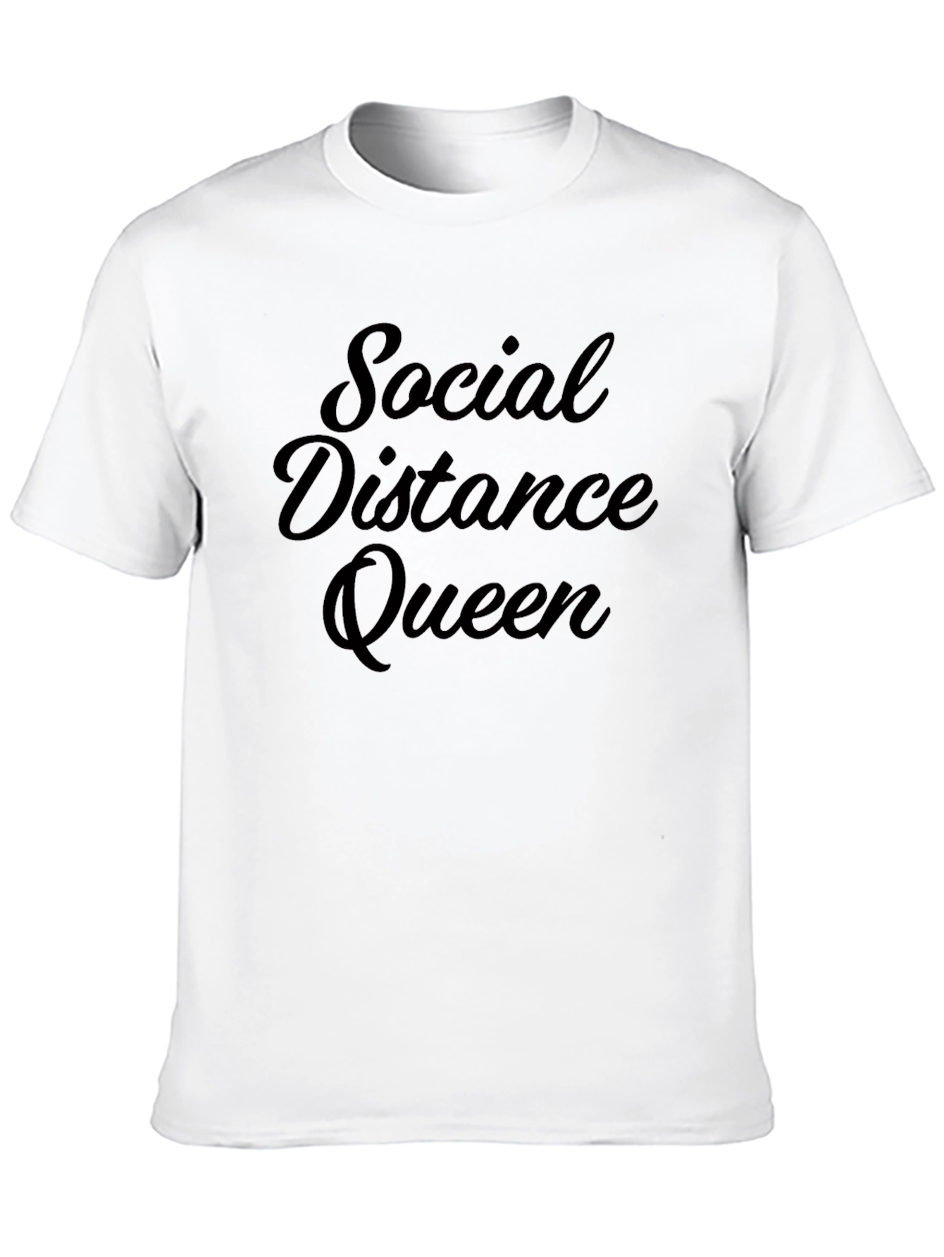 Social Distance Queen Graphic T-Shirt
