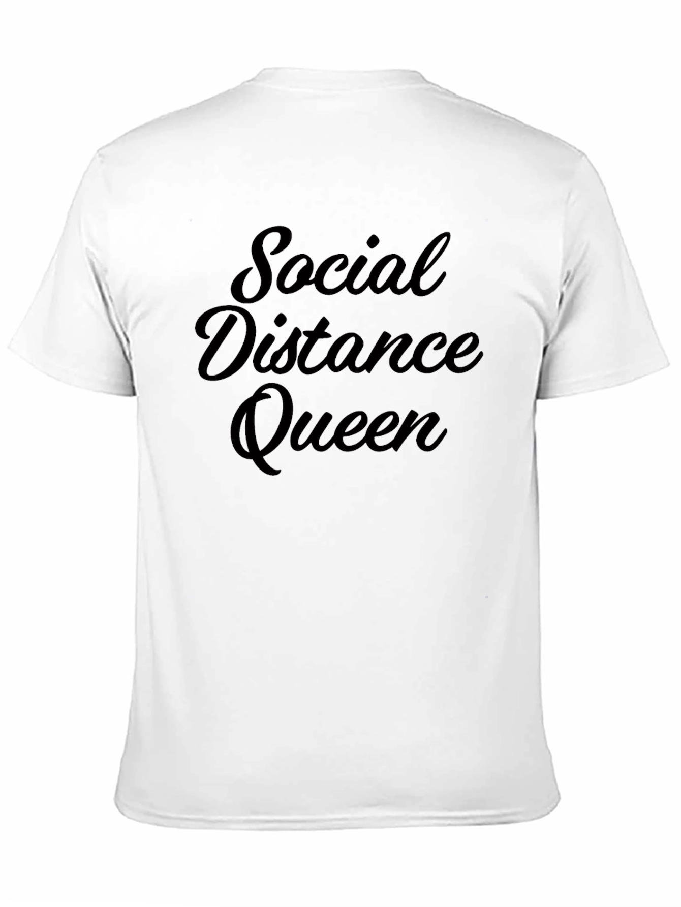 Social Distance Queen Graphic T-Shirt