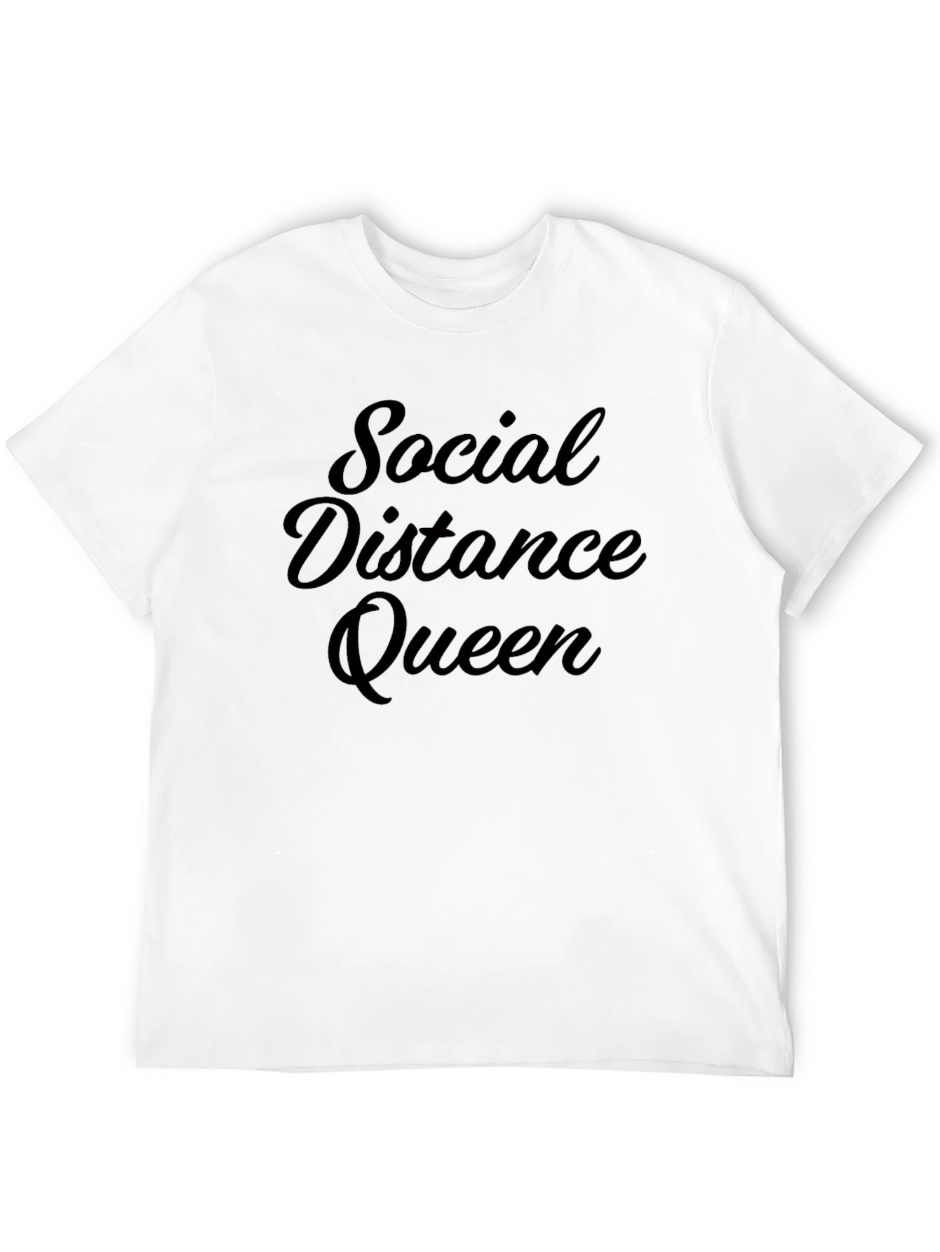 Social Distance Queen Graphic T-Shirt
