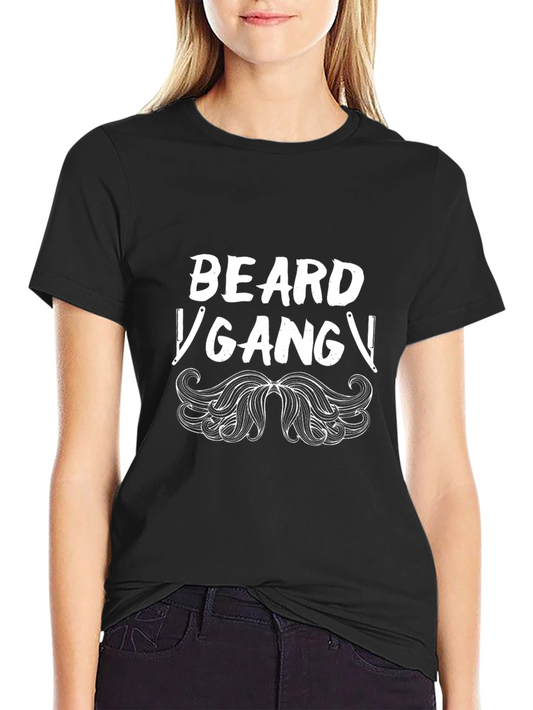 Beard Gang Graphic Tee - Mens Black T-Shirt