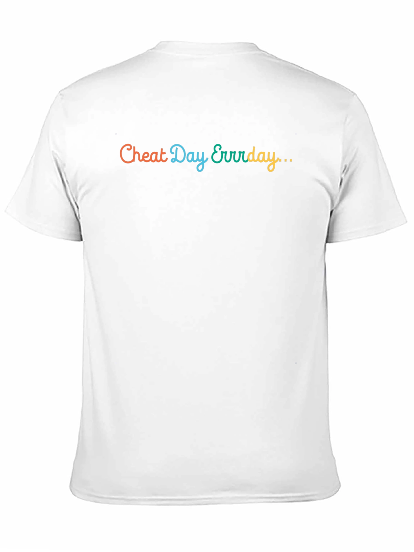 Cheat Day Everyday T-Shirt - Casual Black Tee
