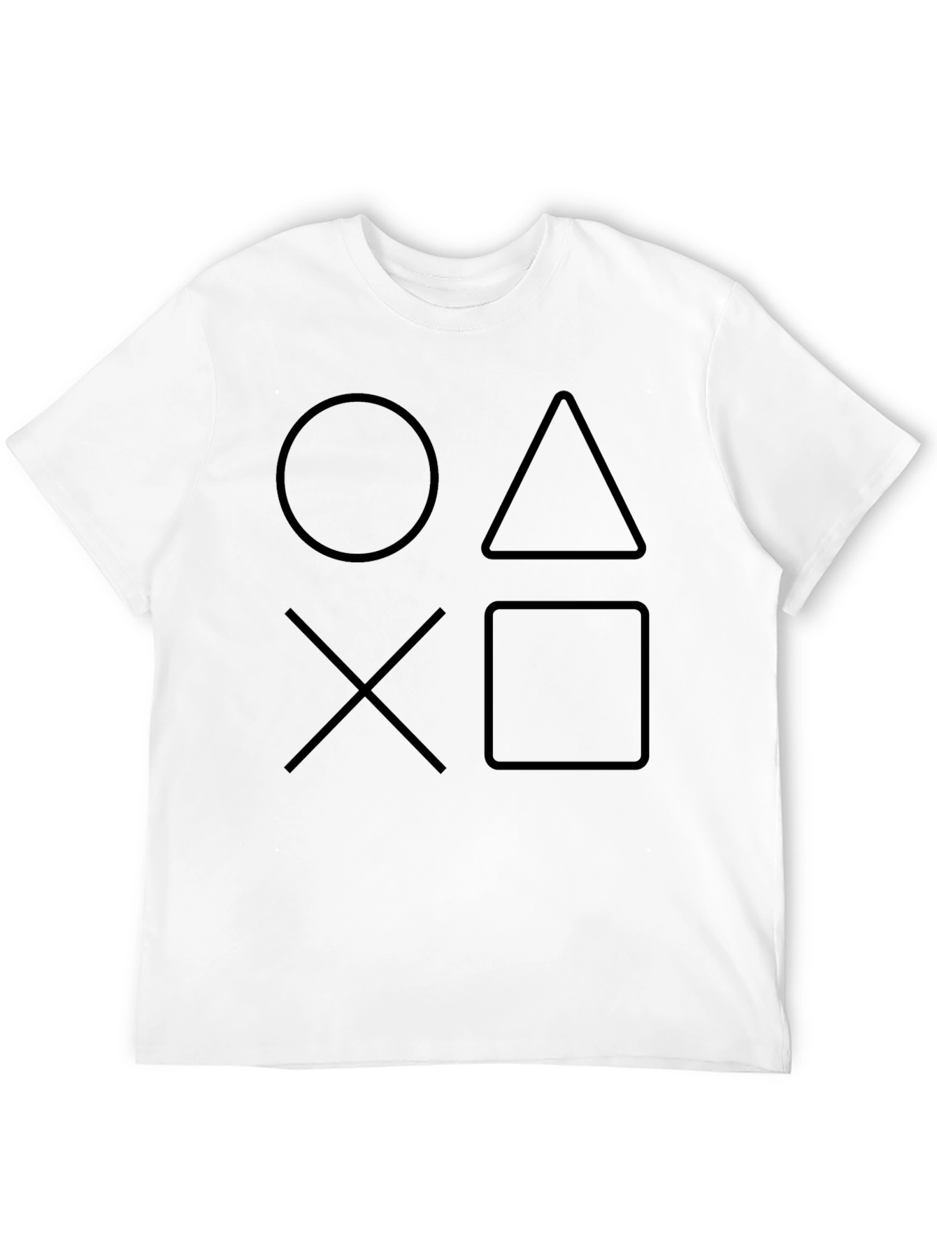PlayStation Shapes Black T-Shirt