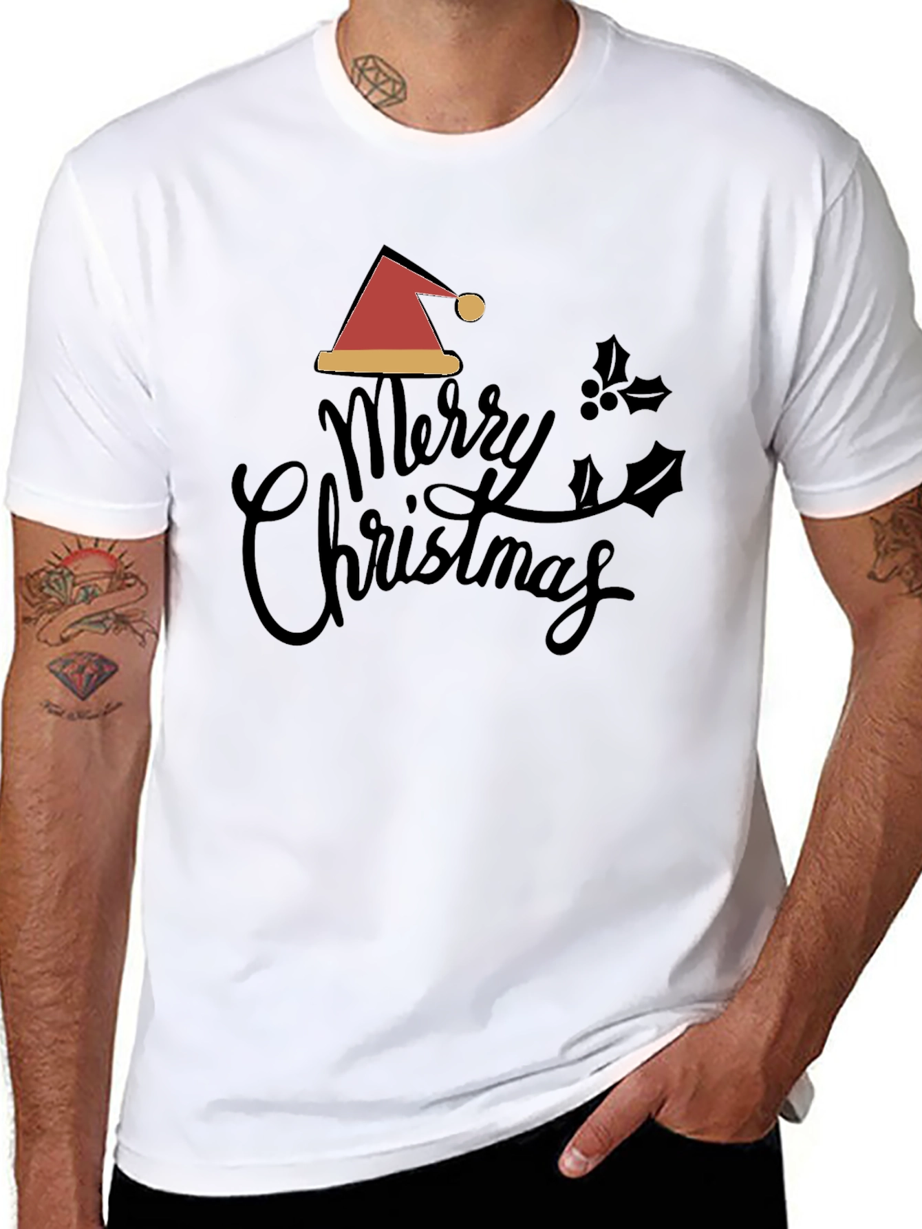 Merry Christmas T-Shirt - Festive Holiday Apparel