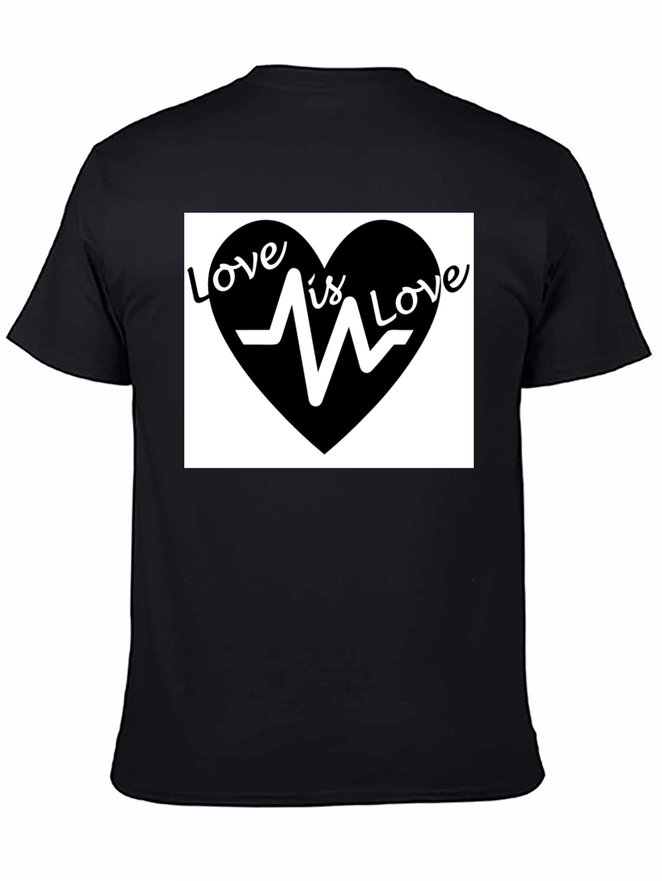 Love is Love T-Shirt - Heartbeat Graphic Tee