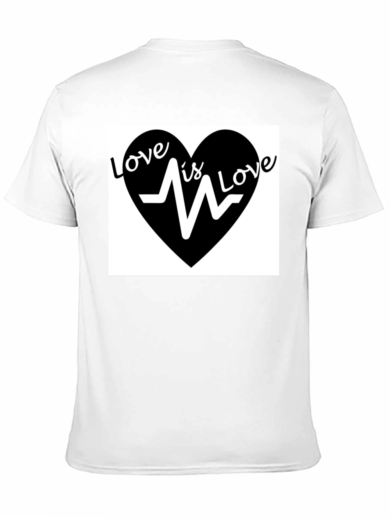 Love is Love T-Shirt - Heartbeat Graphic Tee