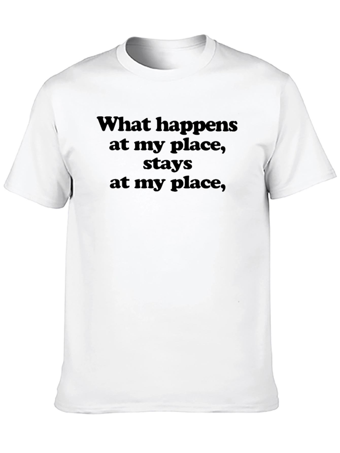 Humorous What Happens Graphic Tee