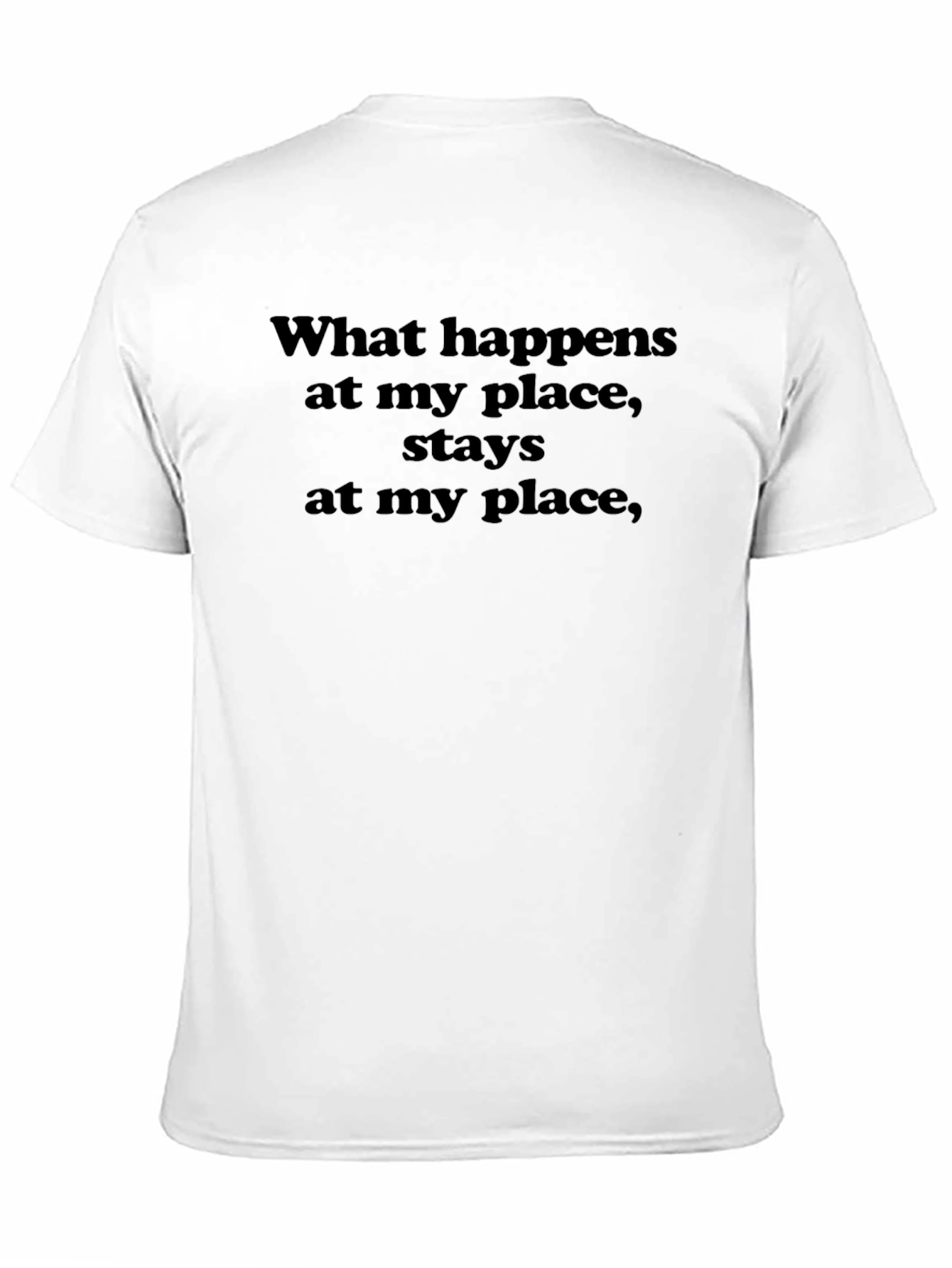 Humorous What Happens Graphic Tee