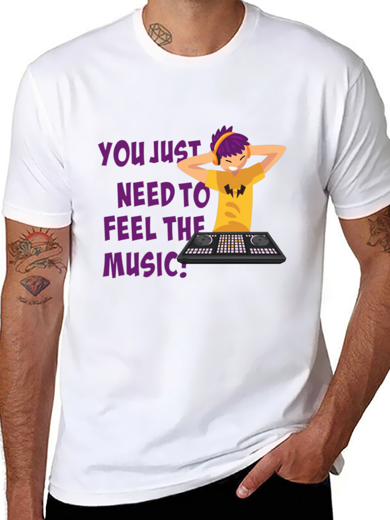 Music Lovers Tee - Feel the Music