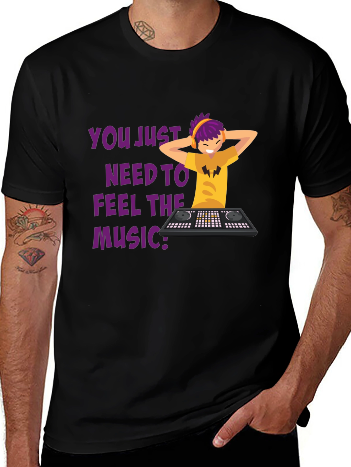 Music Lovers Tee - Feel the Music