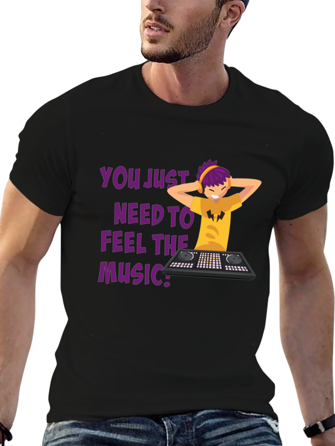 Music Lovers Tee - Feel the Music