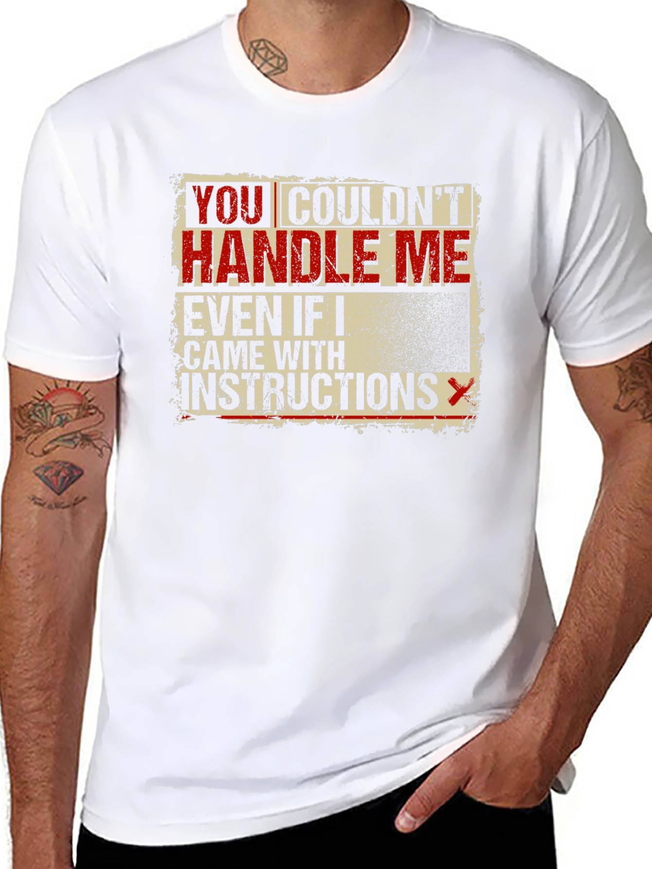 Handle Me T-Shirt - Funny Novelty Graphic Tee