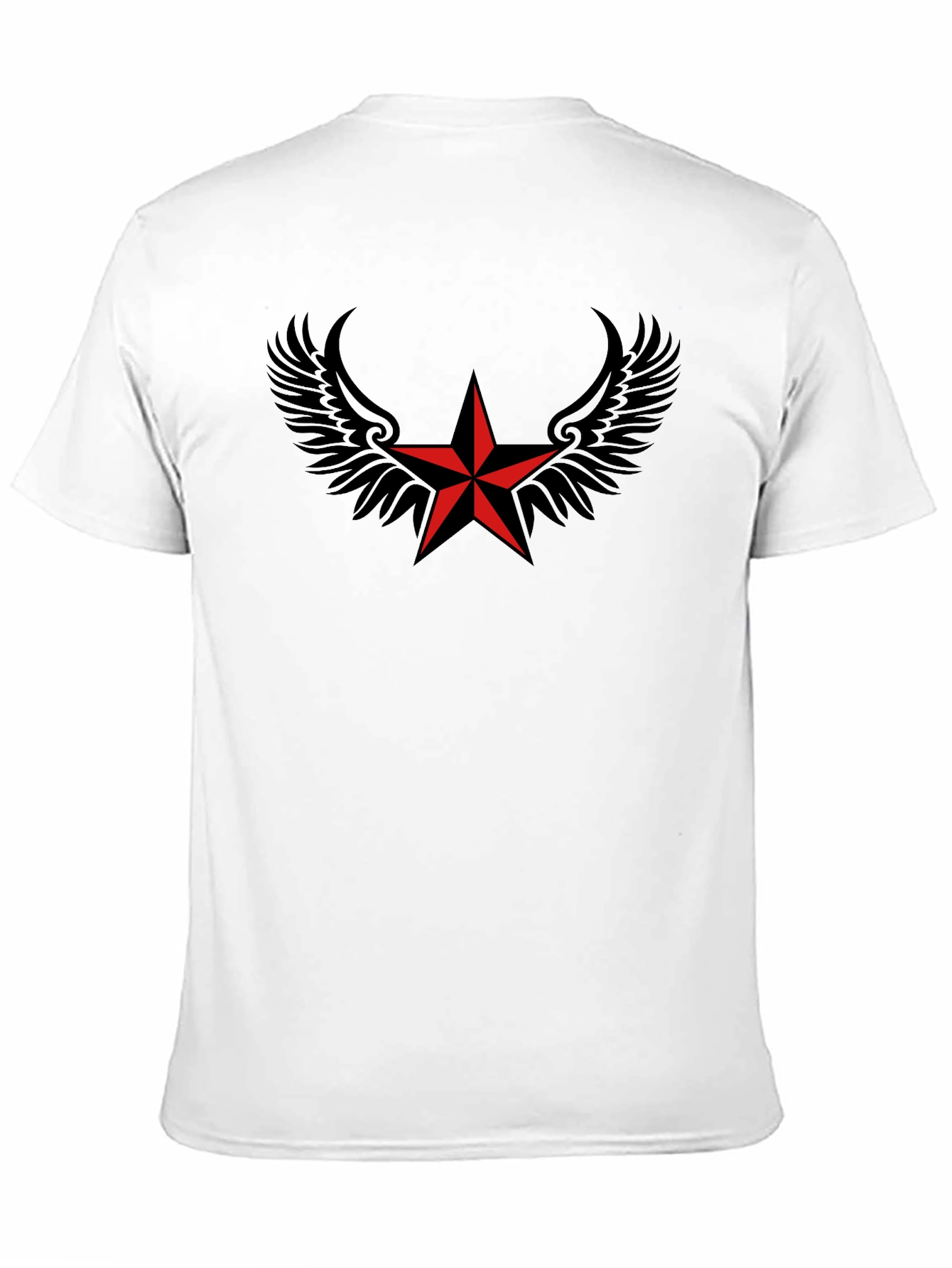 Winged Star Black T-Shirt