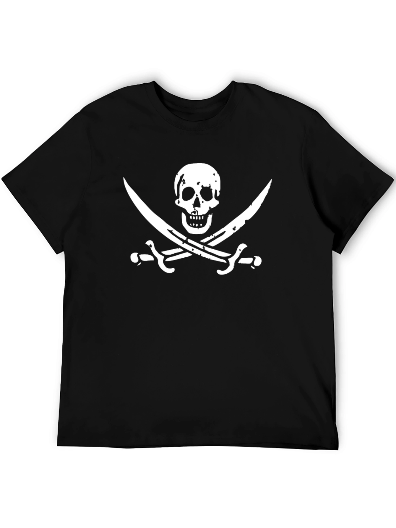 Pirate Skull & Swords Graphic T-Shirt