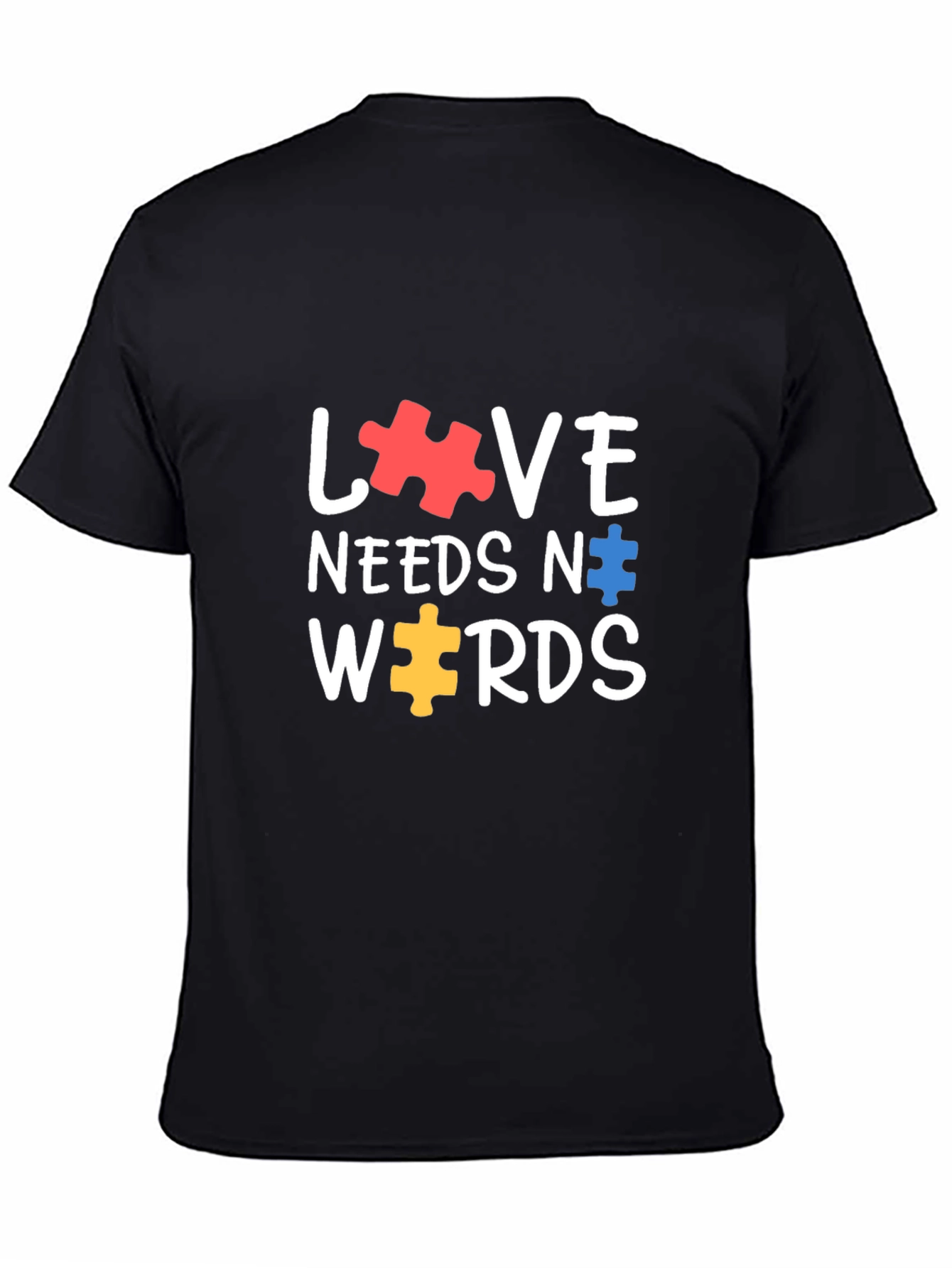 Love Needs No Words Autism Awareness T-Shirt