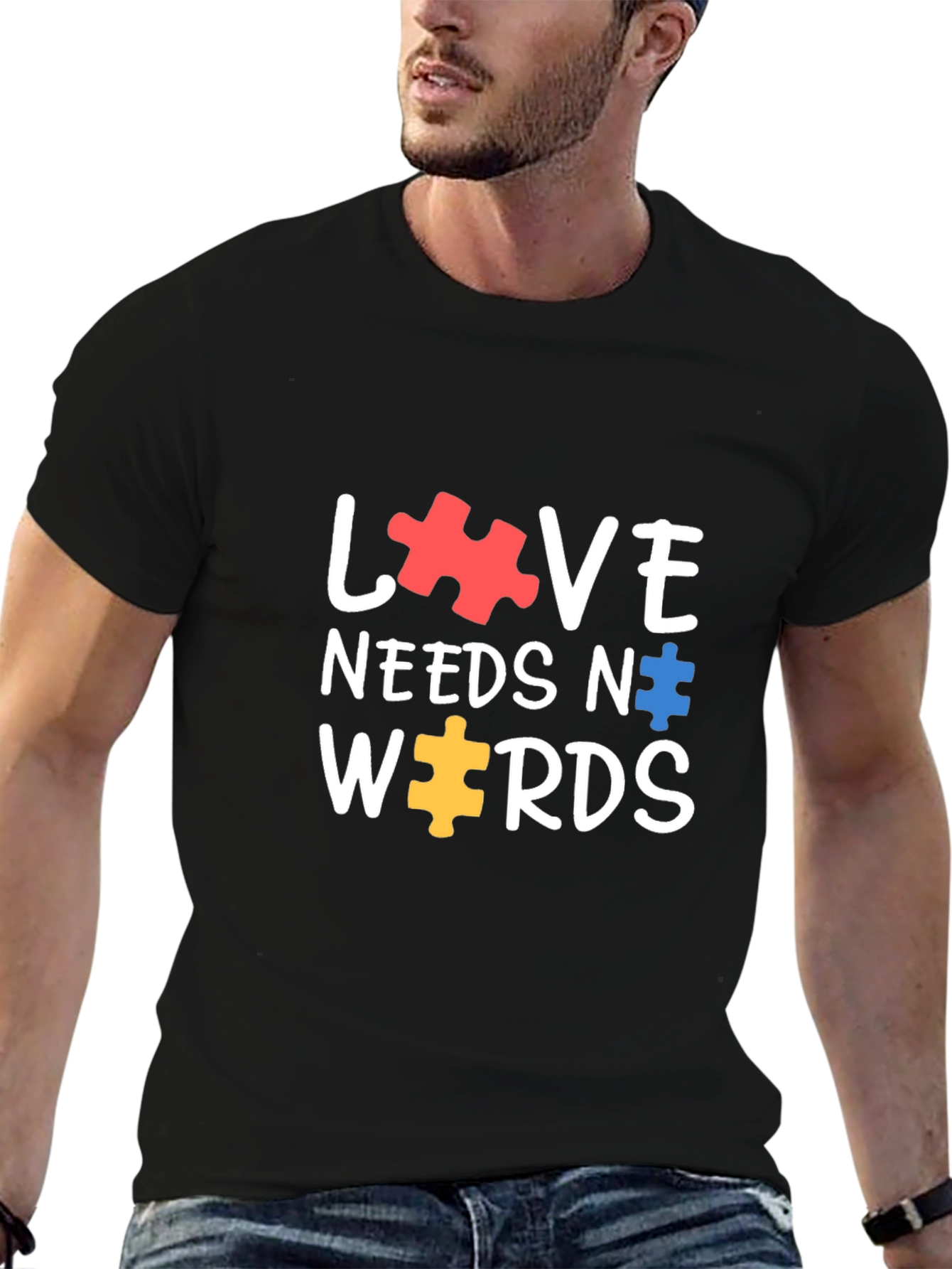 Love Needs No Words Autism Awareness T-Shirt