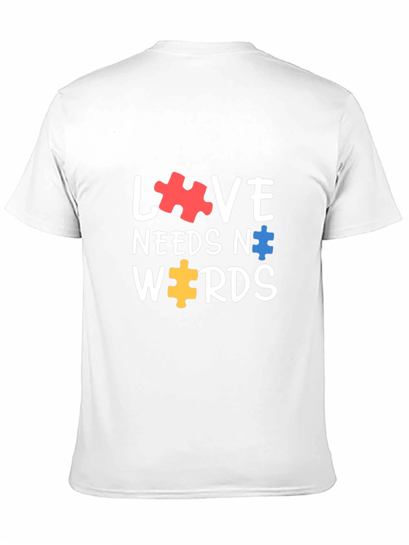 Love Needs No Words Autism Awareness T-Shirt