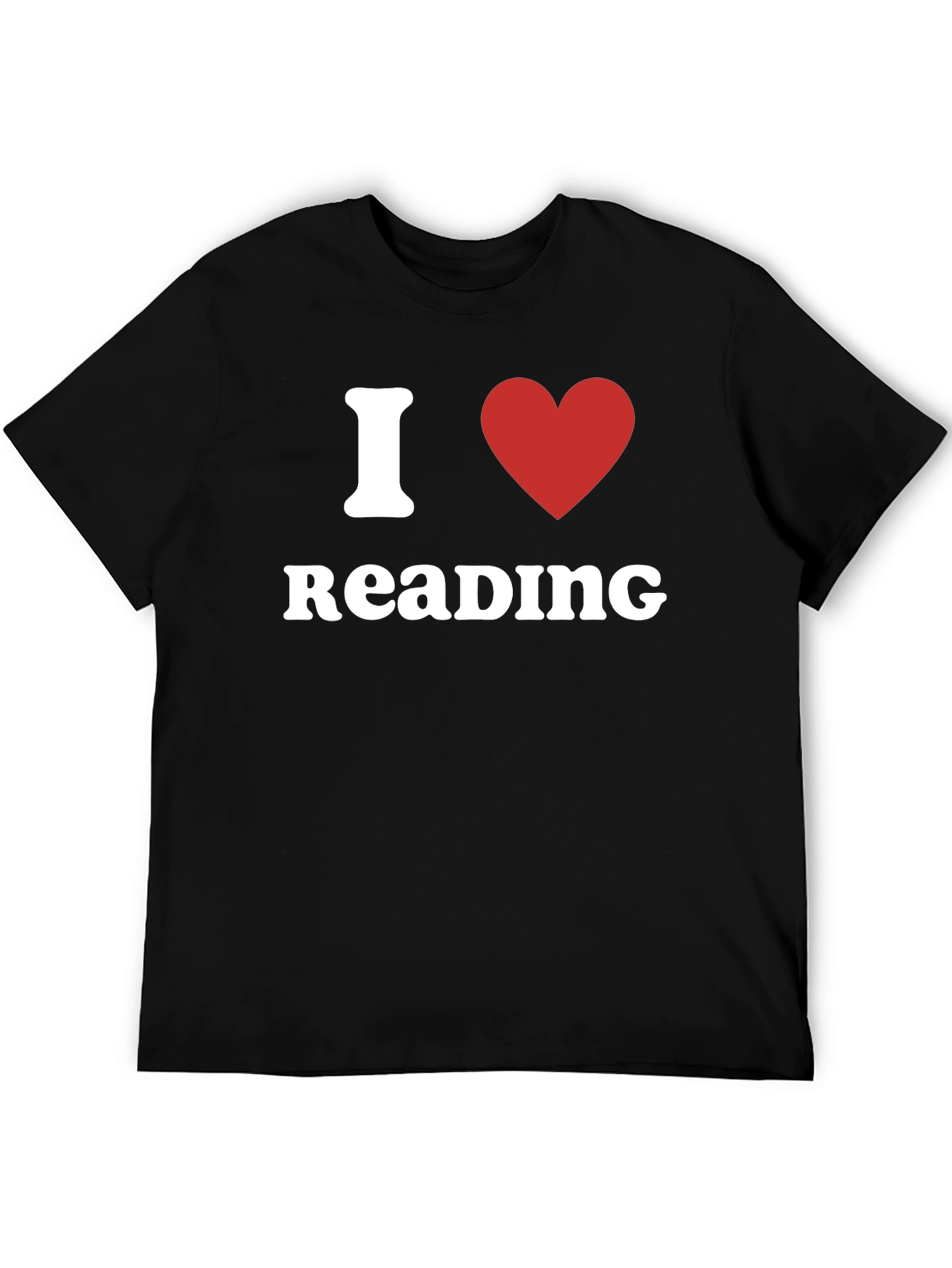 I Heart Reading Black T-Shirt