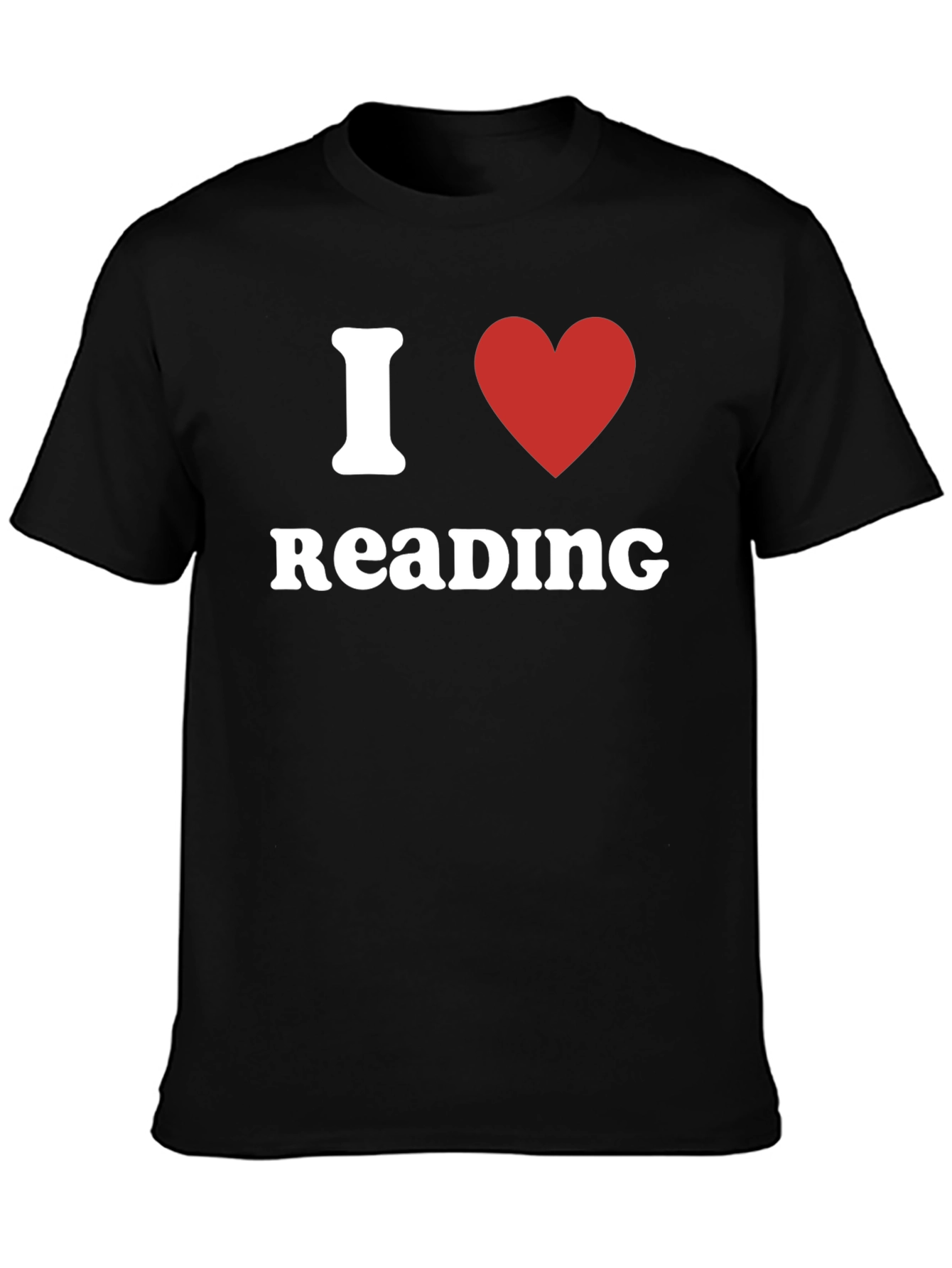 I Heart Reading Black T-Shirt