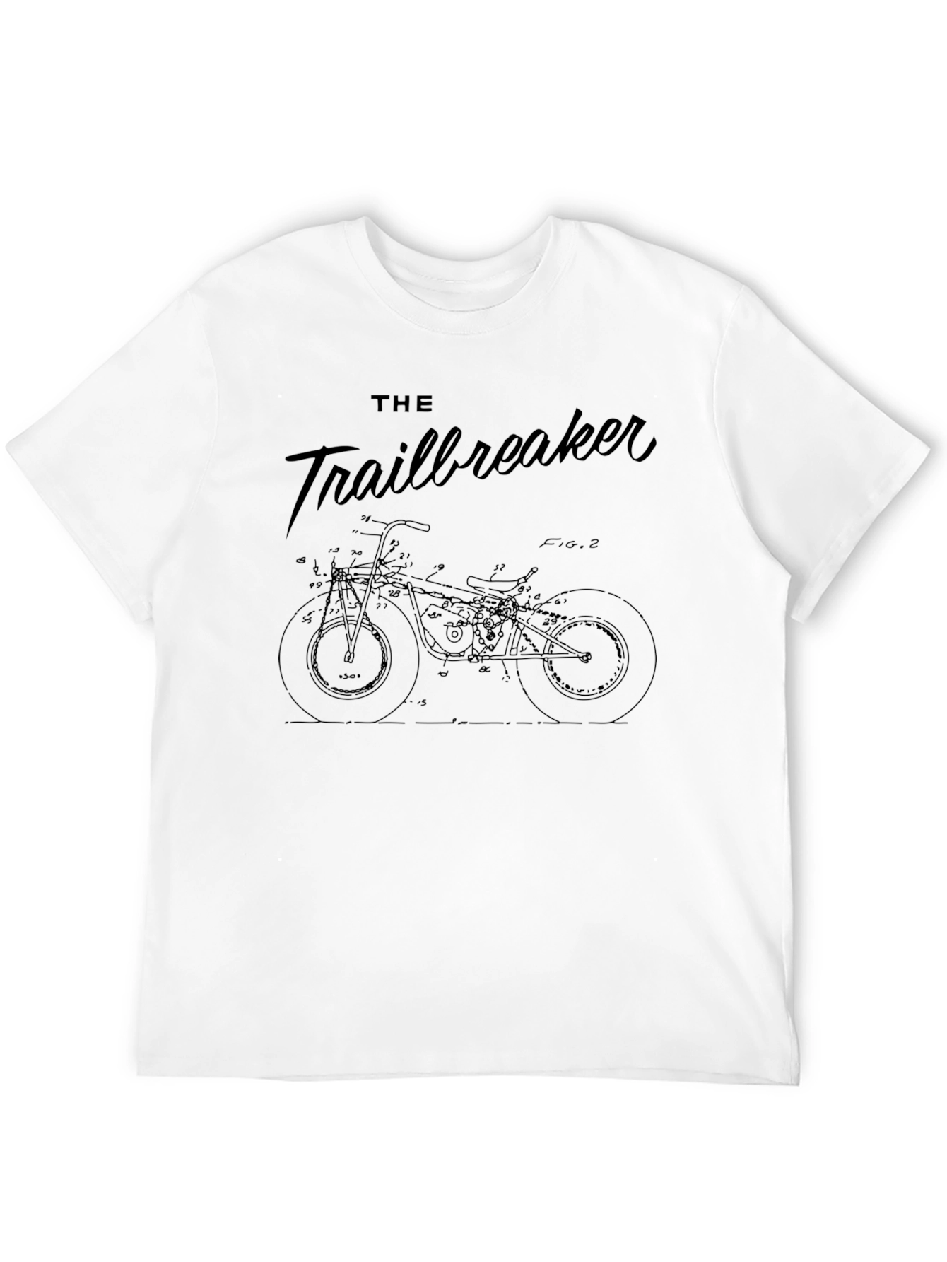 Trailbreaker Bike Graphic Tee - Black