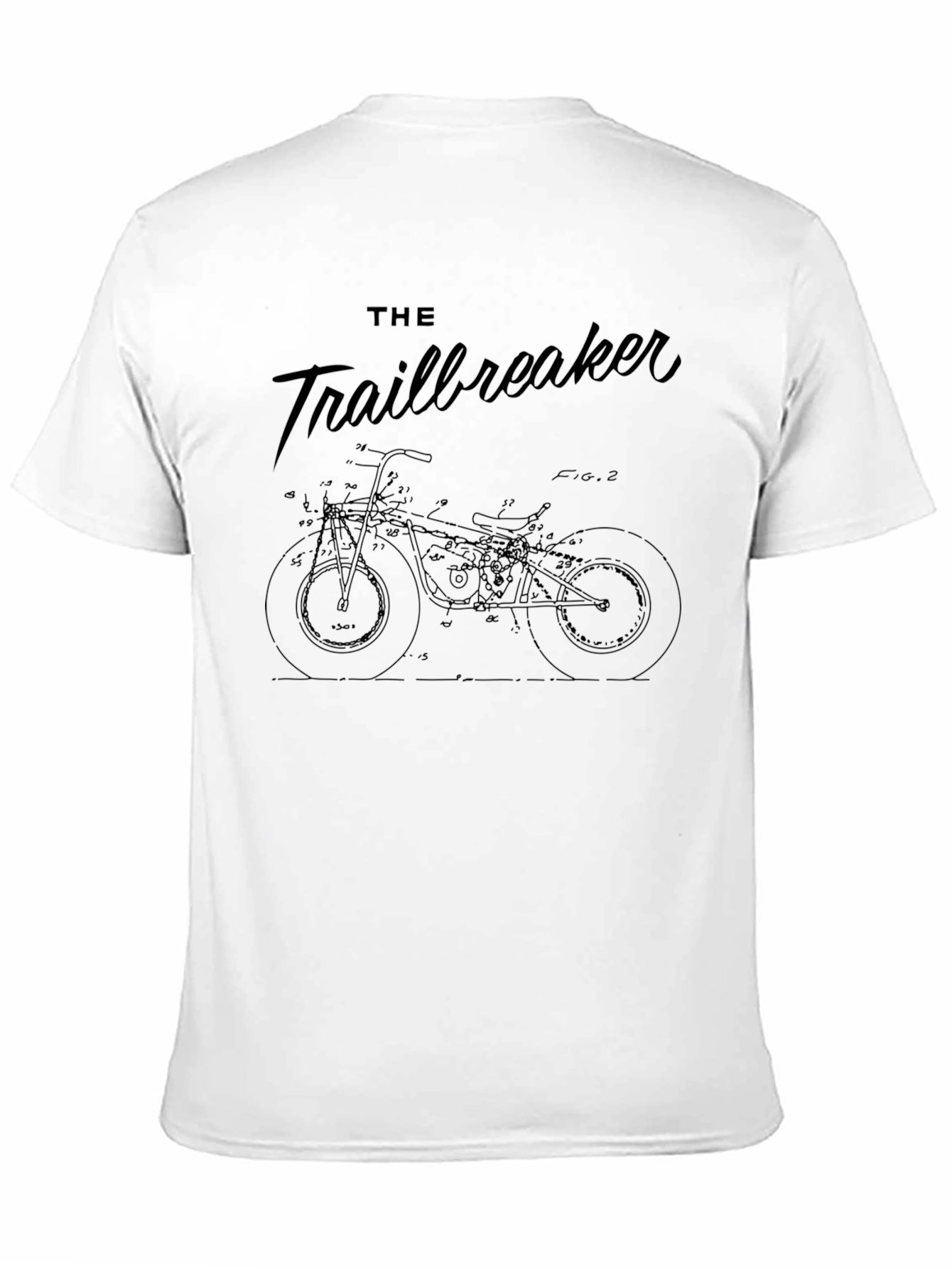 Trailbreaker Bike Graphic Tee - Black